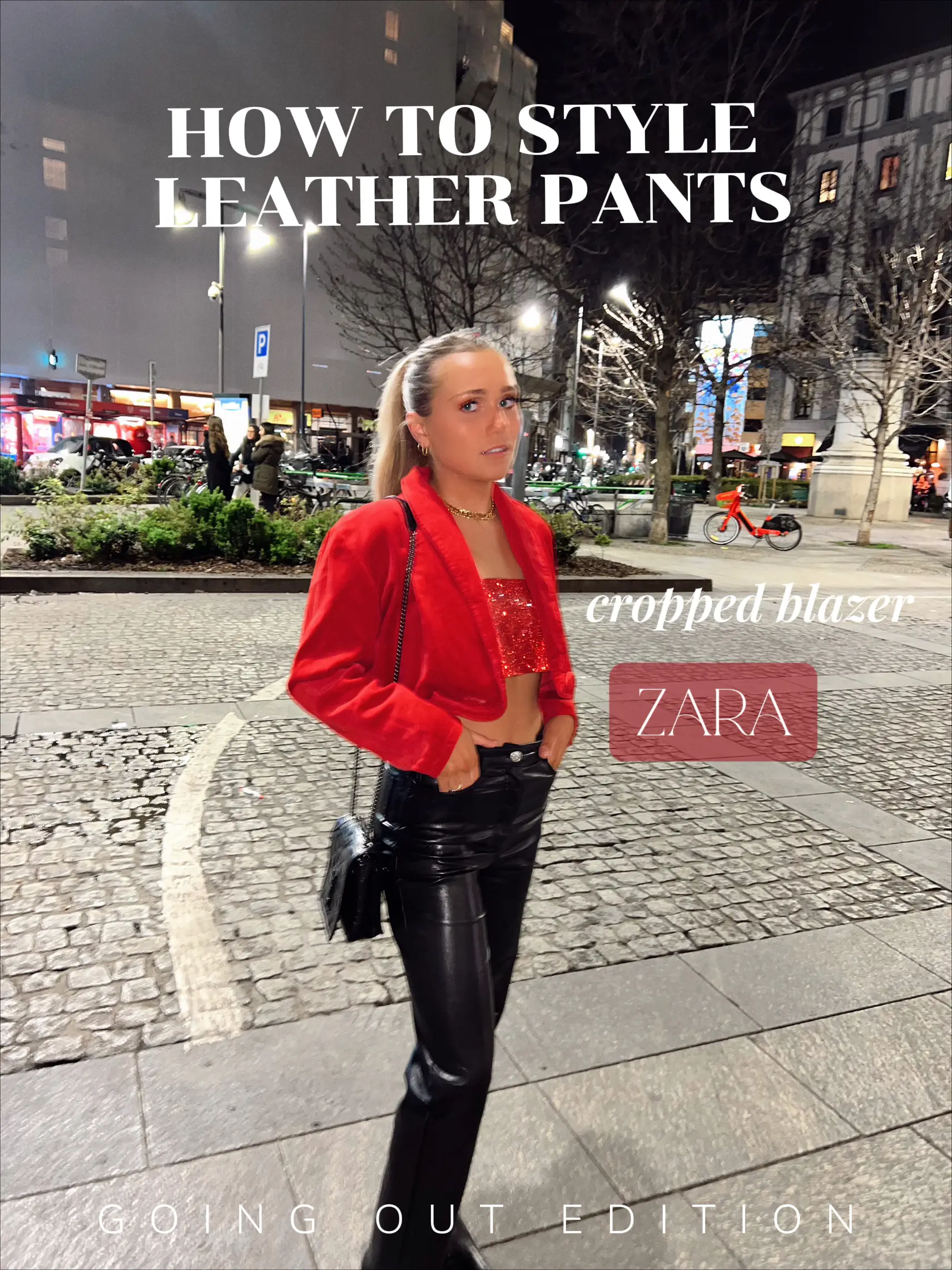 Zara Zipper Leather Pants – The Blaze Her Co