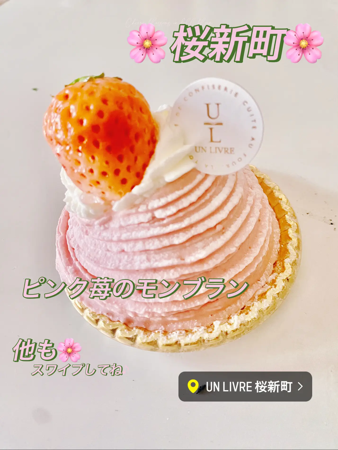 桜新町】lemon8初登場❣️映え春スイーツ🌸UN LIVRE店内可愛すぎ、缶