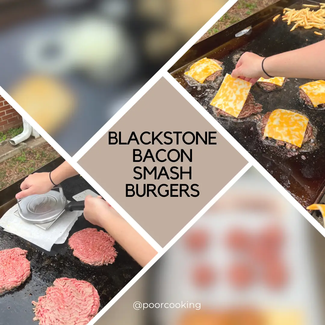 Blackstone BBQ Bacon Smash Burgers - The Primitive Dish