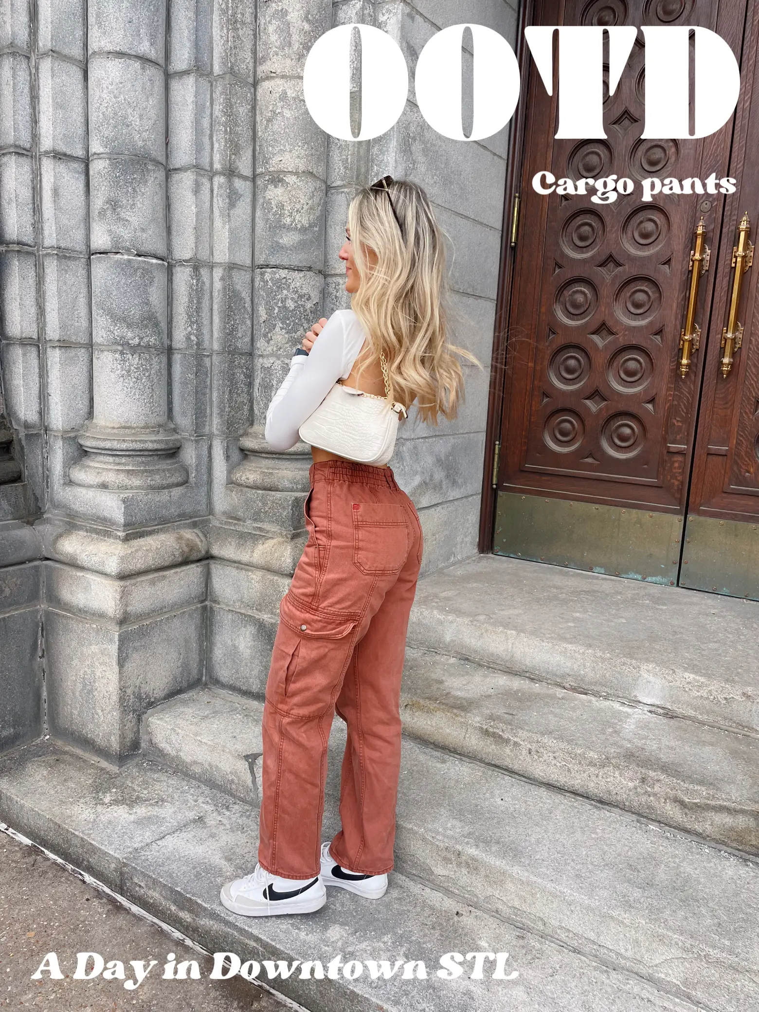 Pin by a🪩 on we never go out of style  Cargo pants outfit, Brown pants  outfit, Girls cargo pants