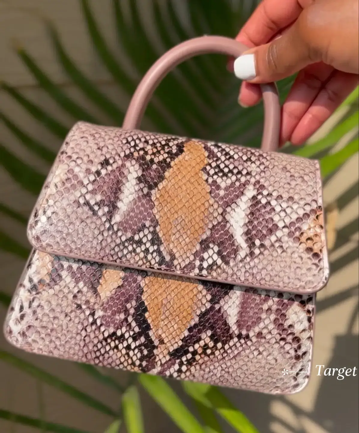 Snake print purse discount target