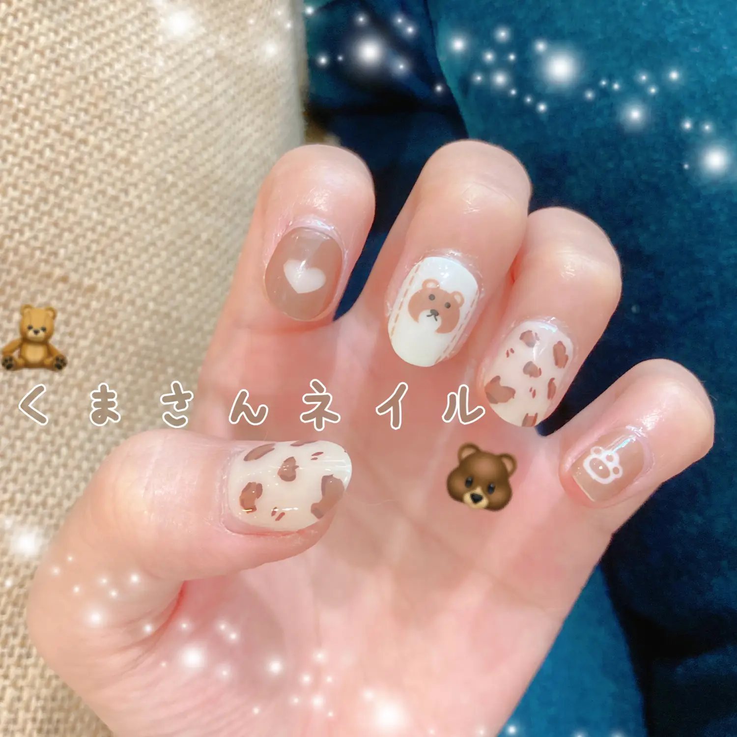 SHINEで購入！くまさんネイル🐻🐻 | るなが投稿したフォトブック | Lemon8