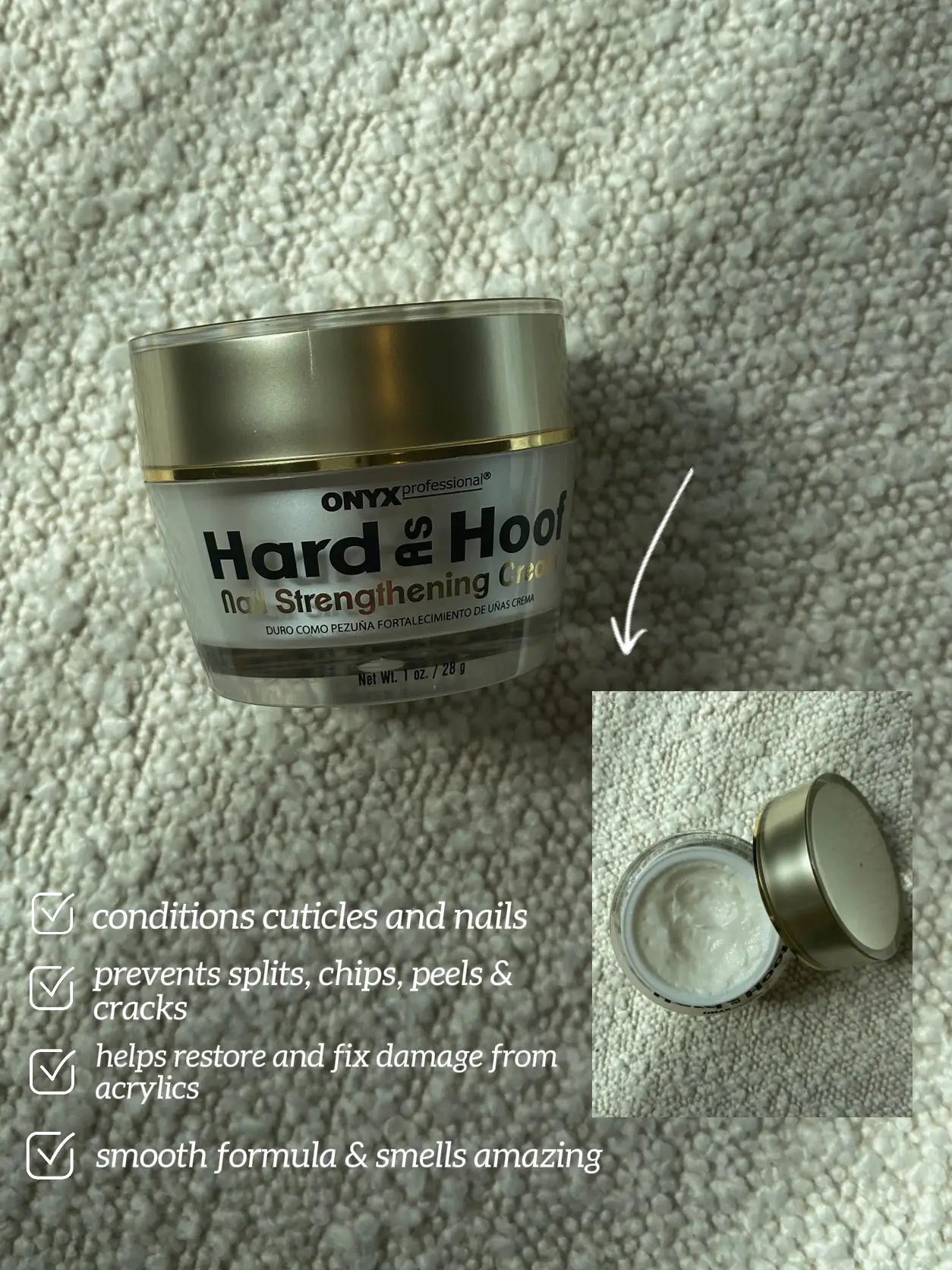 Hard as hoof nail deals strengthening cream