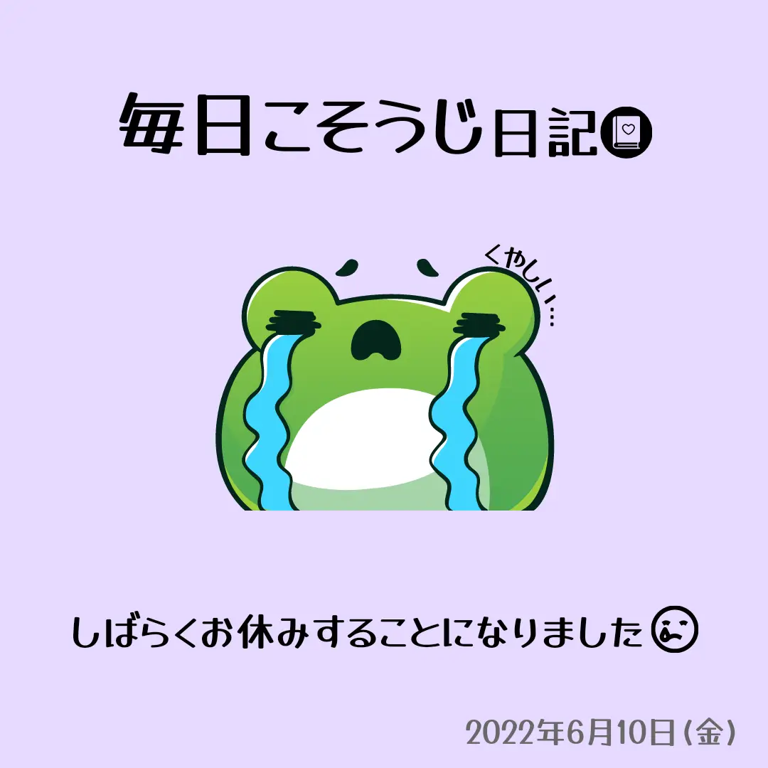 自己満記録】毎日こそうじ 2022/06/10 | 好きがり*オシャレ生活に憧れ