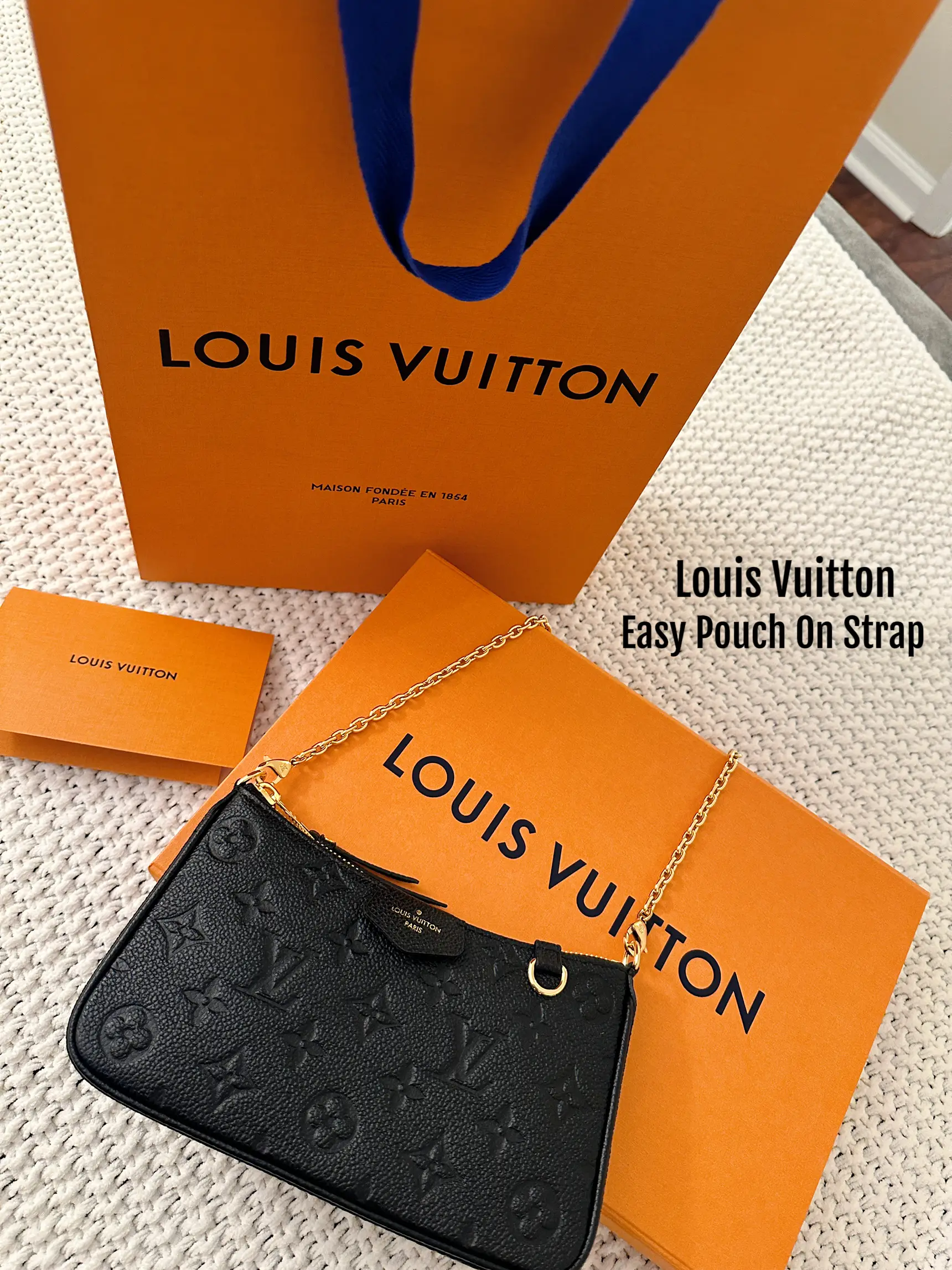 Loving my easy pouch on strap bag from Louis Vuitton #louisvuitton #lo, easy  pouch on strap louis vuitton