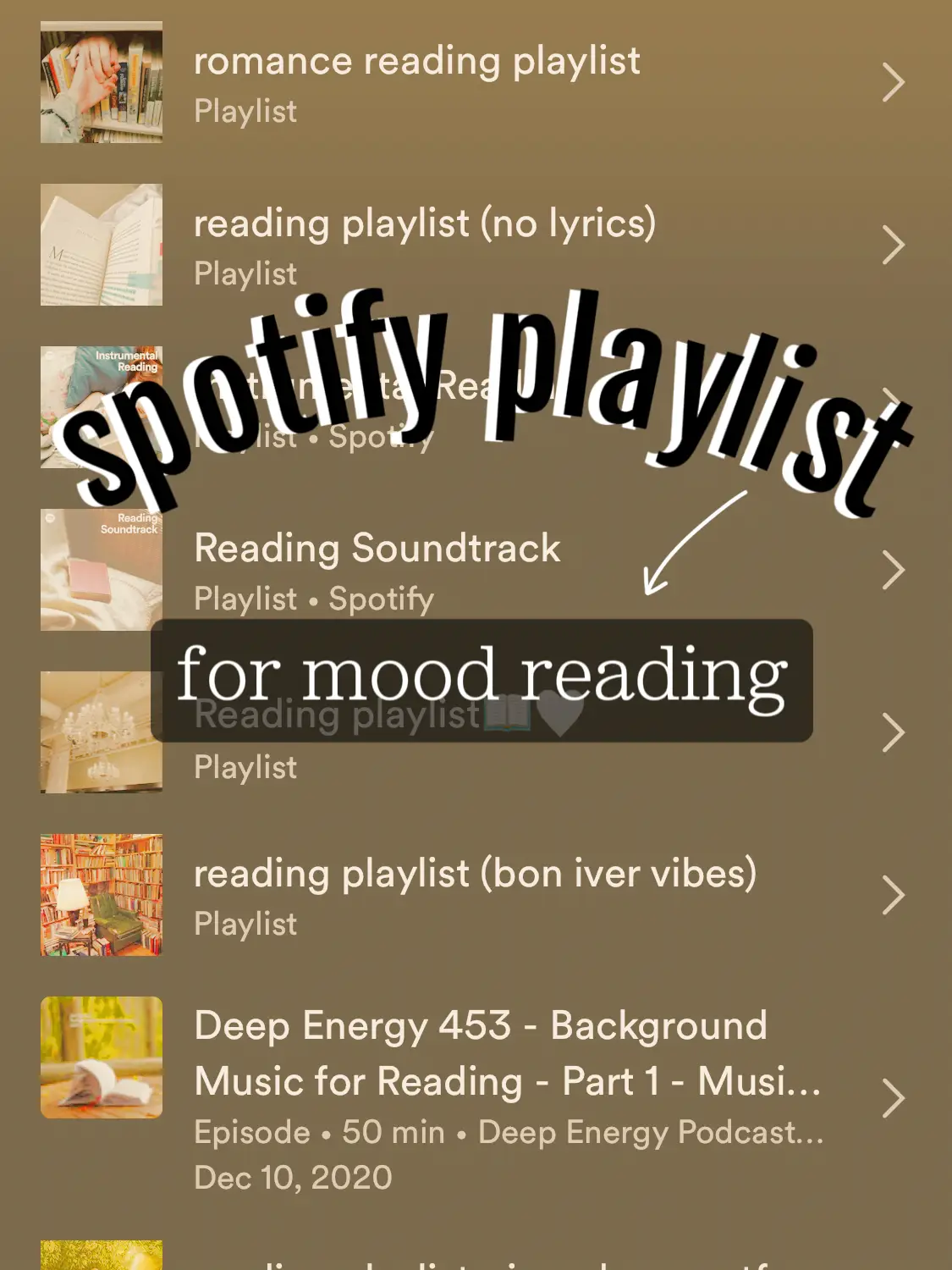 mood reading | spotify playlist🎶's images