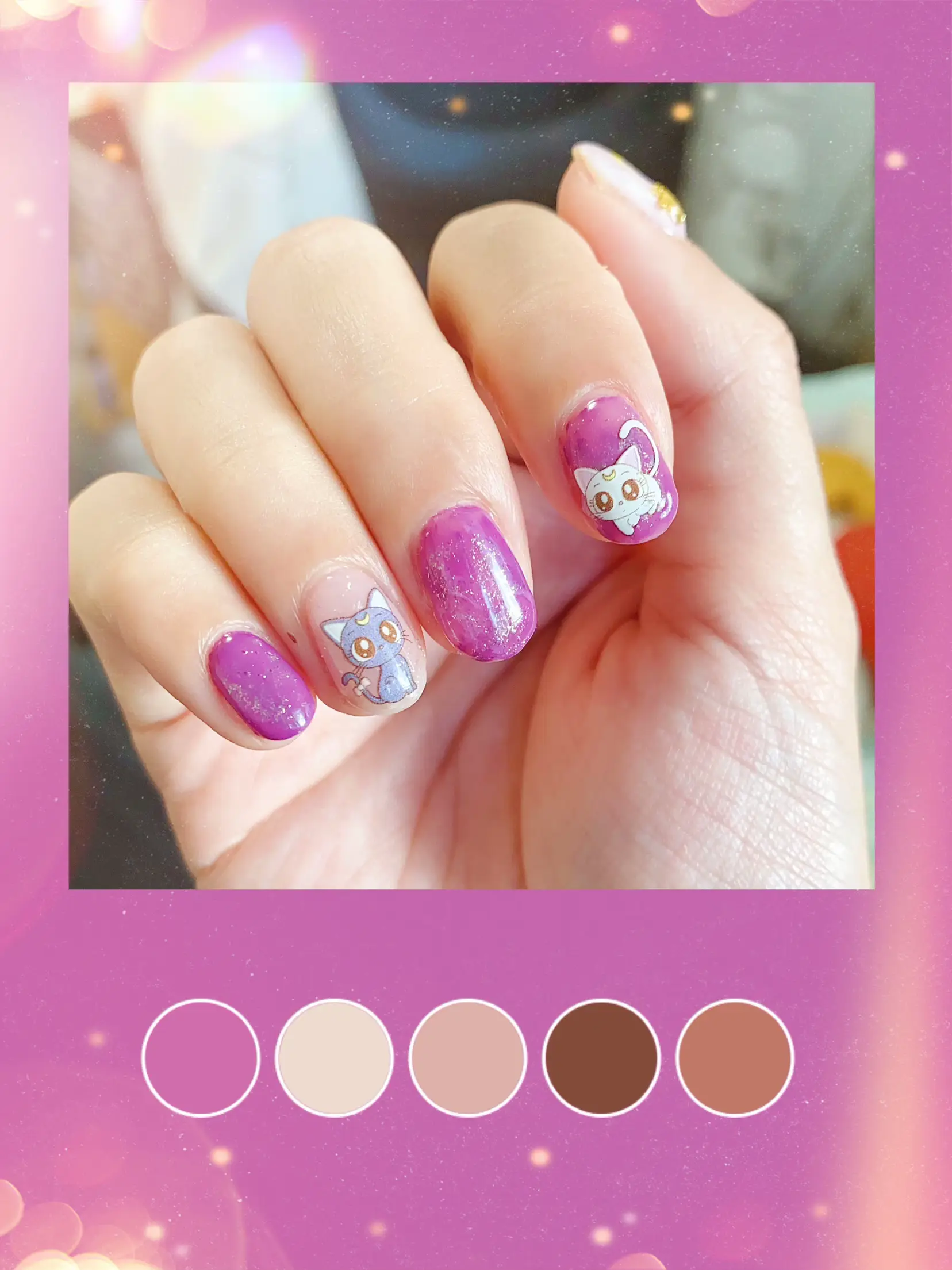 セーラームーン ネイル💅 | mori🐱が投稿したフォトブック | Lemon8