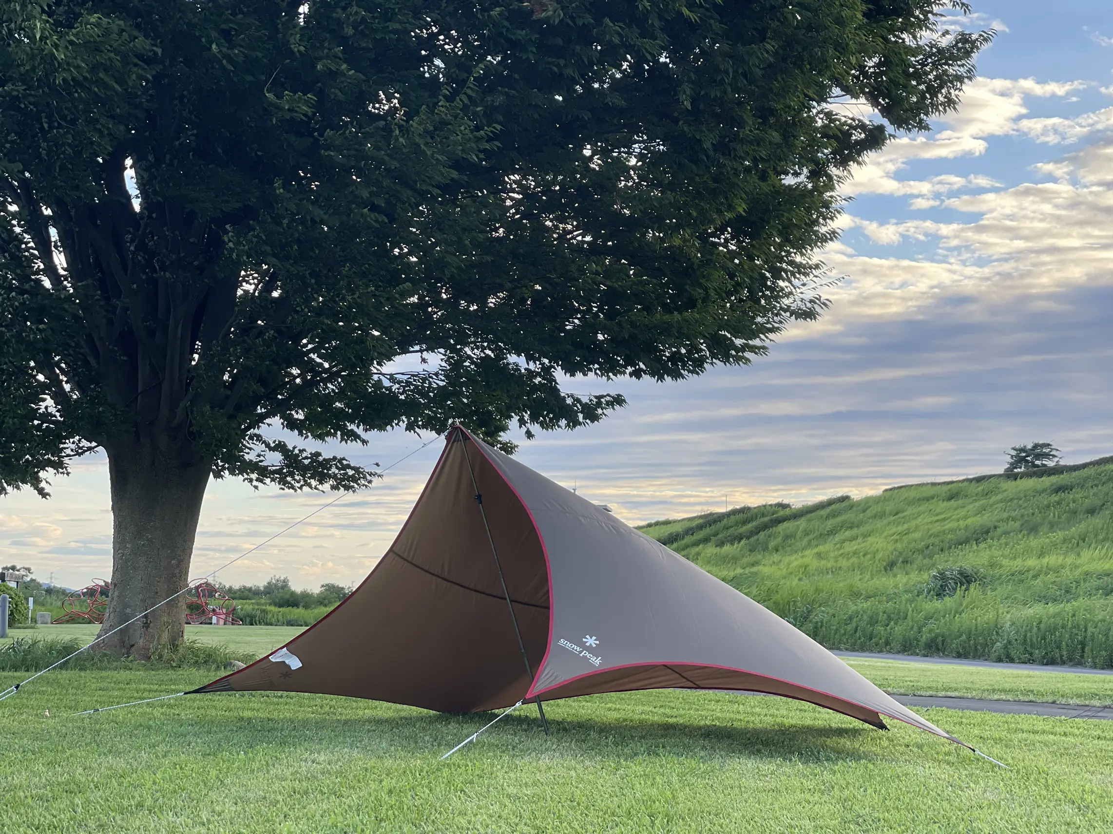 snow peak ライトタープ ペンタ シールド 別売りポール付き peak