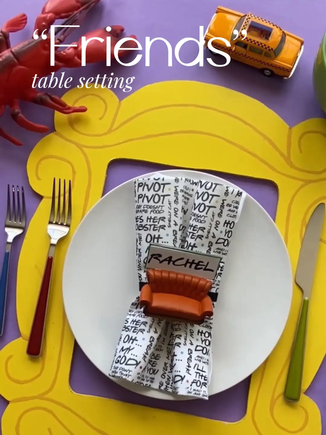 “Friends” Table Setting