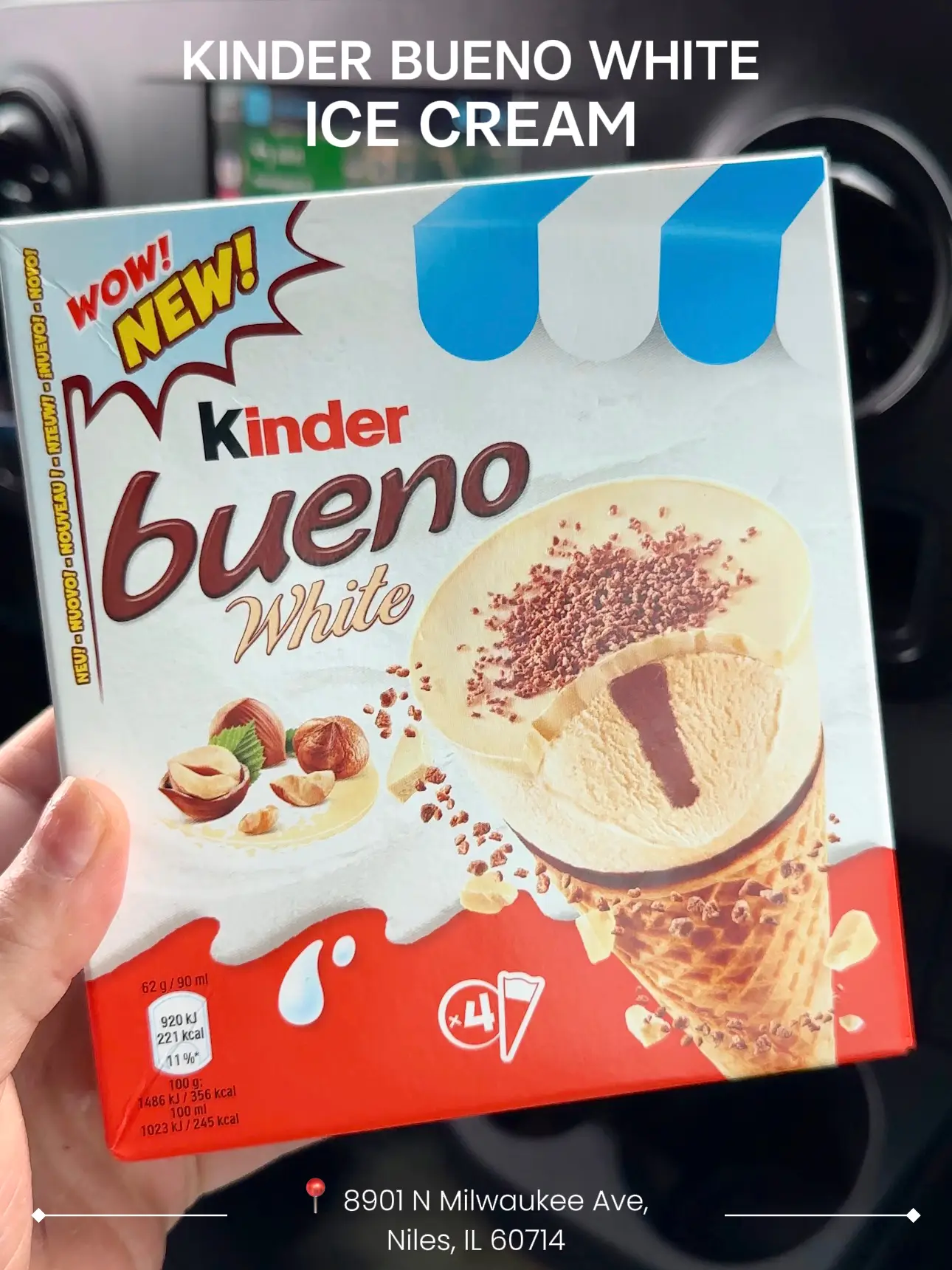 ASMR - massive kinder Bueno Ice Cream Rolls