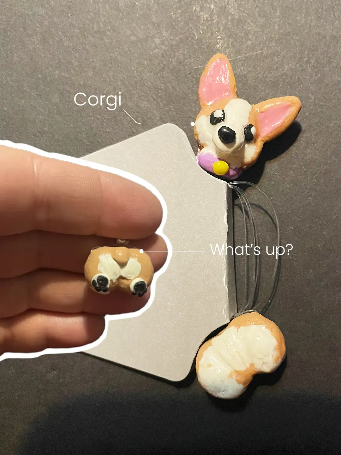 Corgi Burger Macaroon