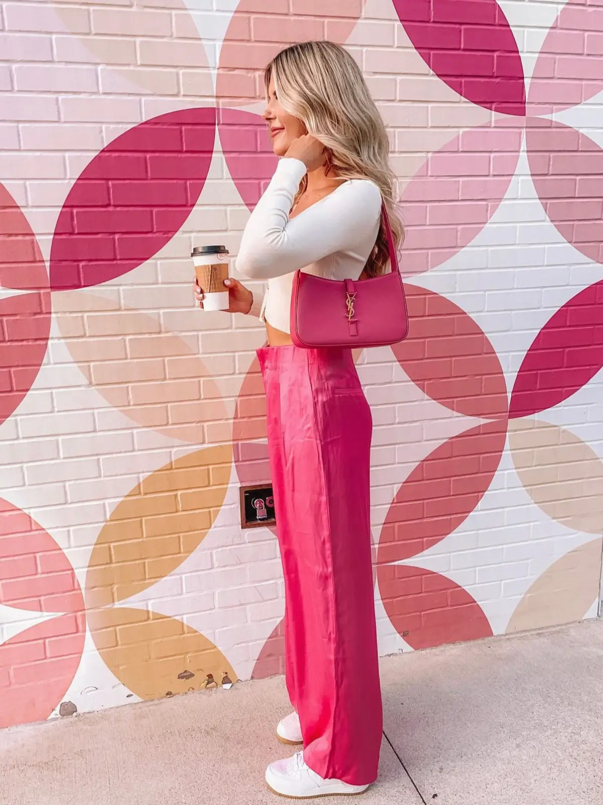Hot Pink Pants Casual Warm Weather Outfits For Women (12 ideas & outfits)