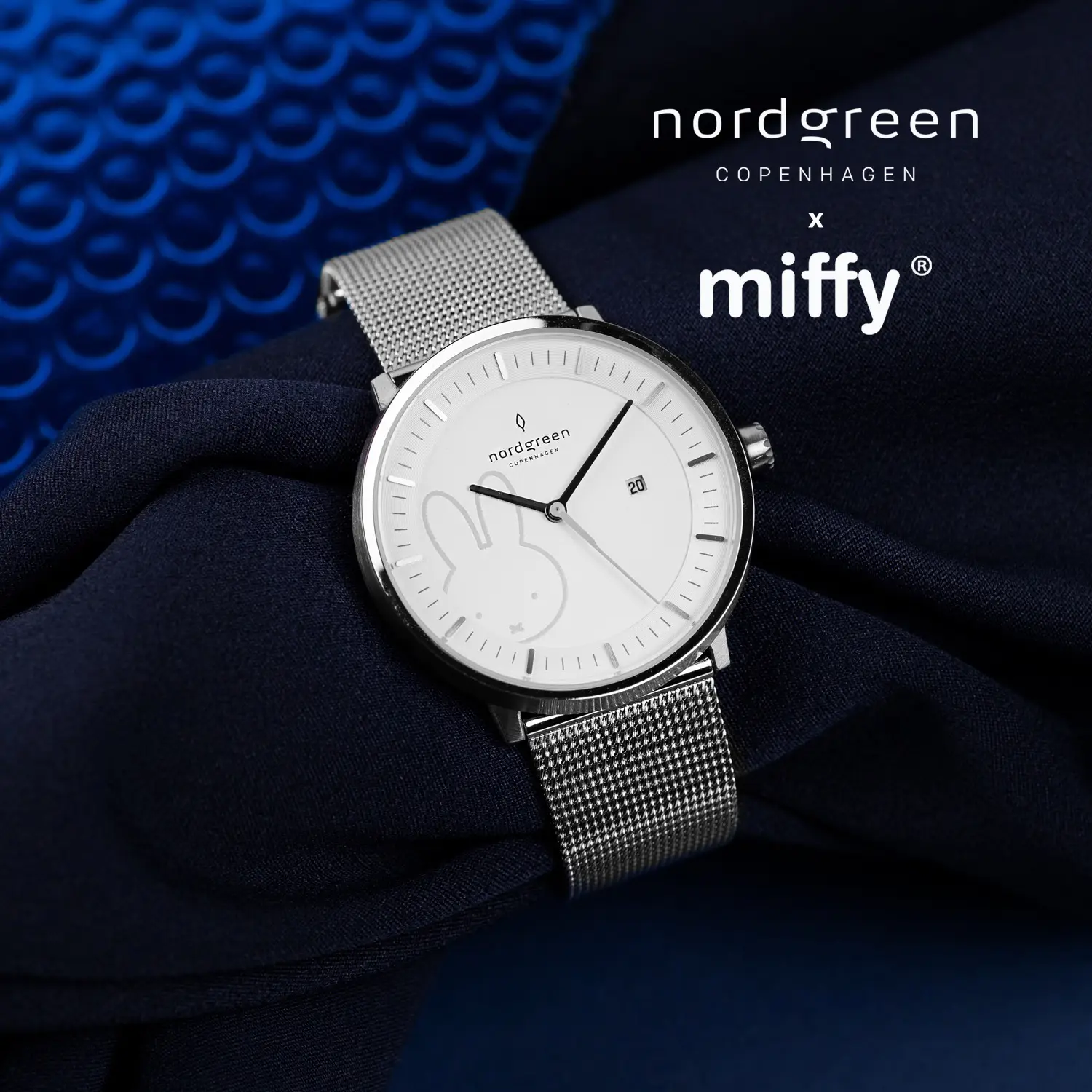 最新コレックション 【500本限定】nordgreen miffy腕時計 替えバンド付