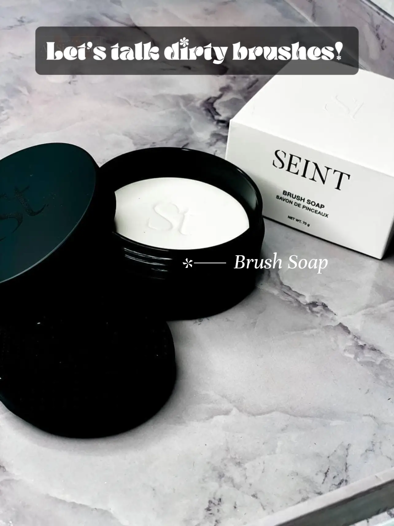 How to use Seint Brush Cleansing Soap 
