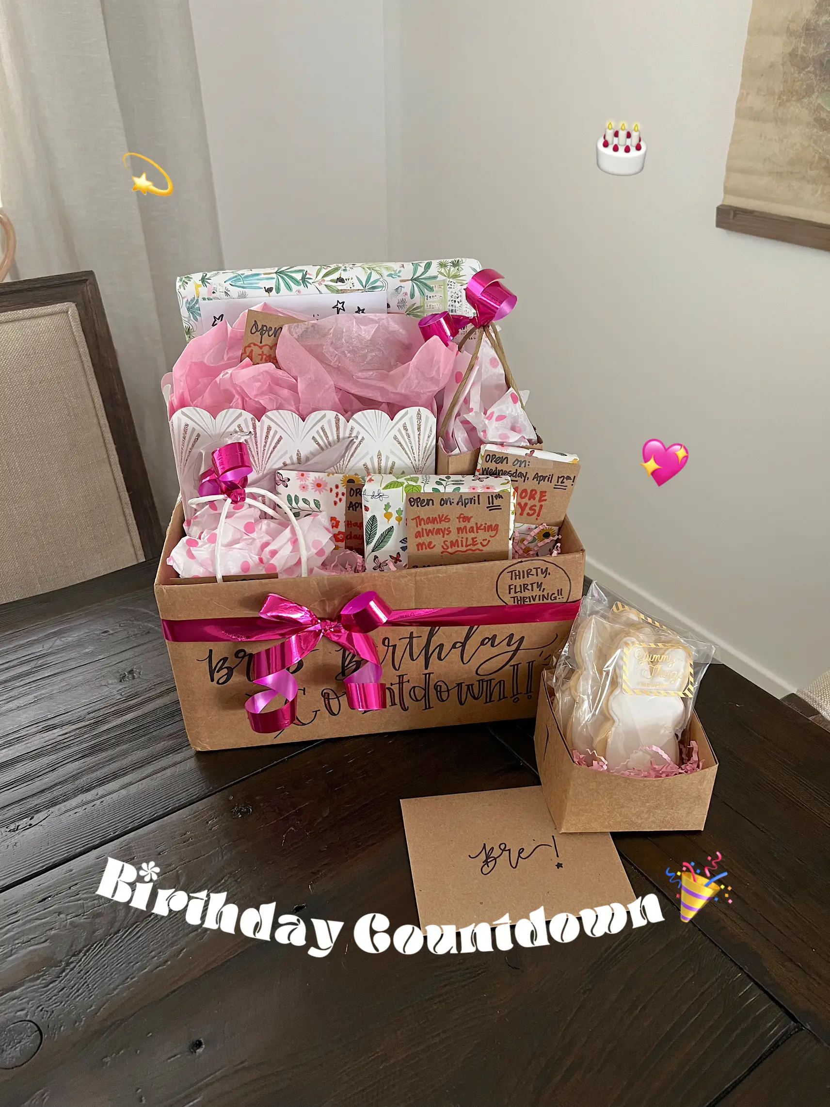 Countdown gifts for store boyfriend