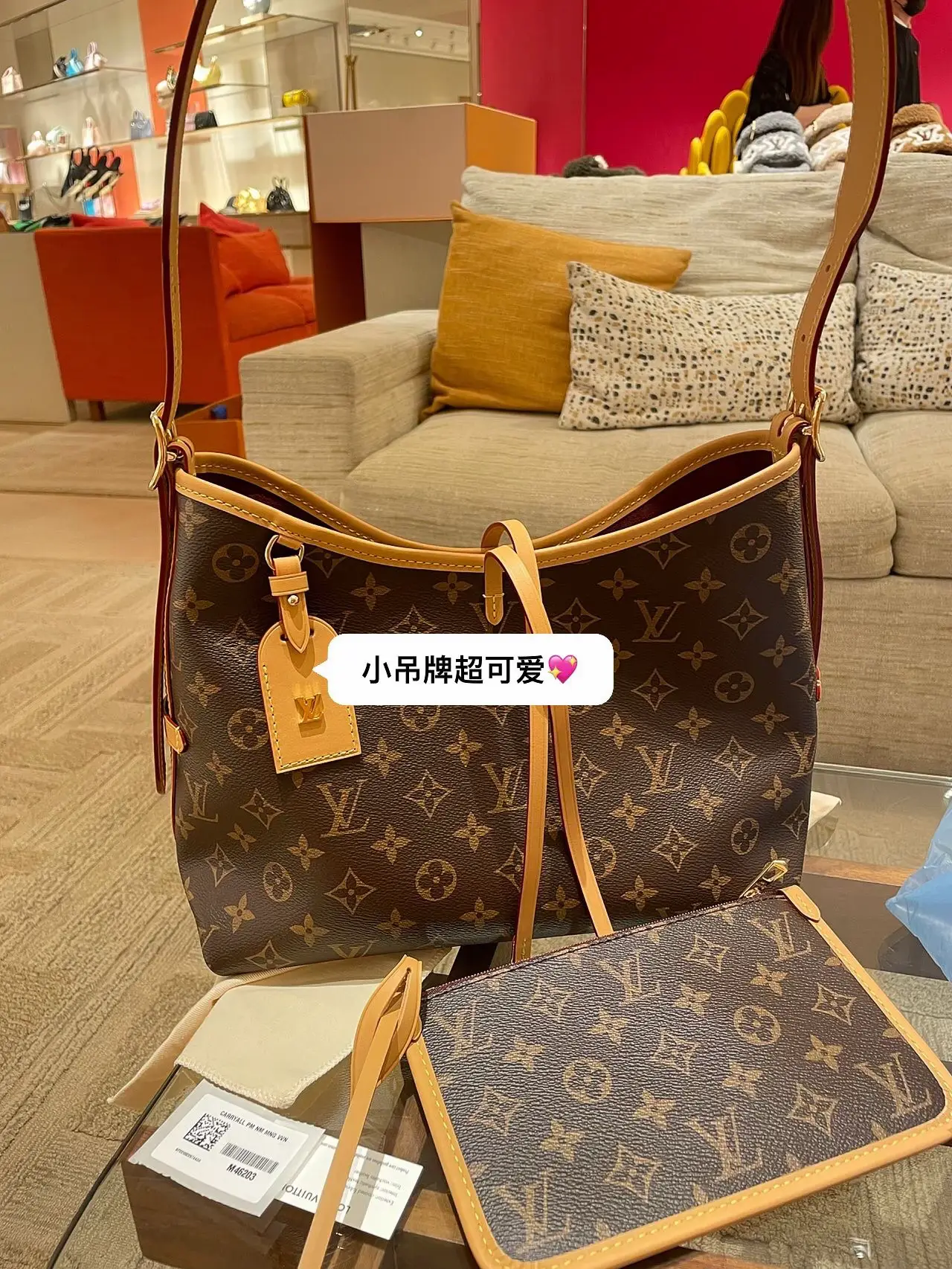 LV CarryAll PM Bag M46203 in 2023