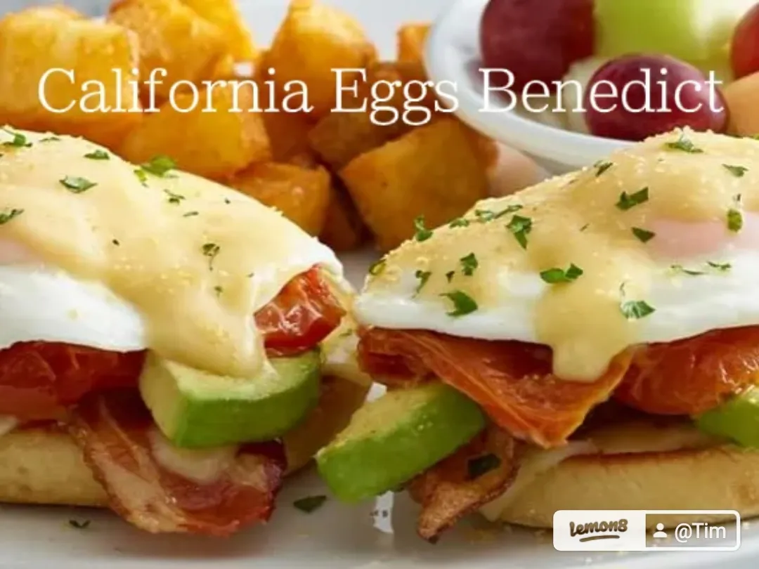 California-Style Eggs Benedict Recipe - Food Fanatic