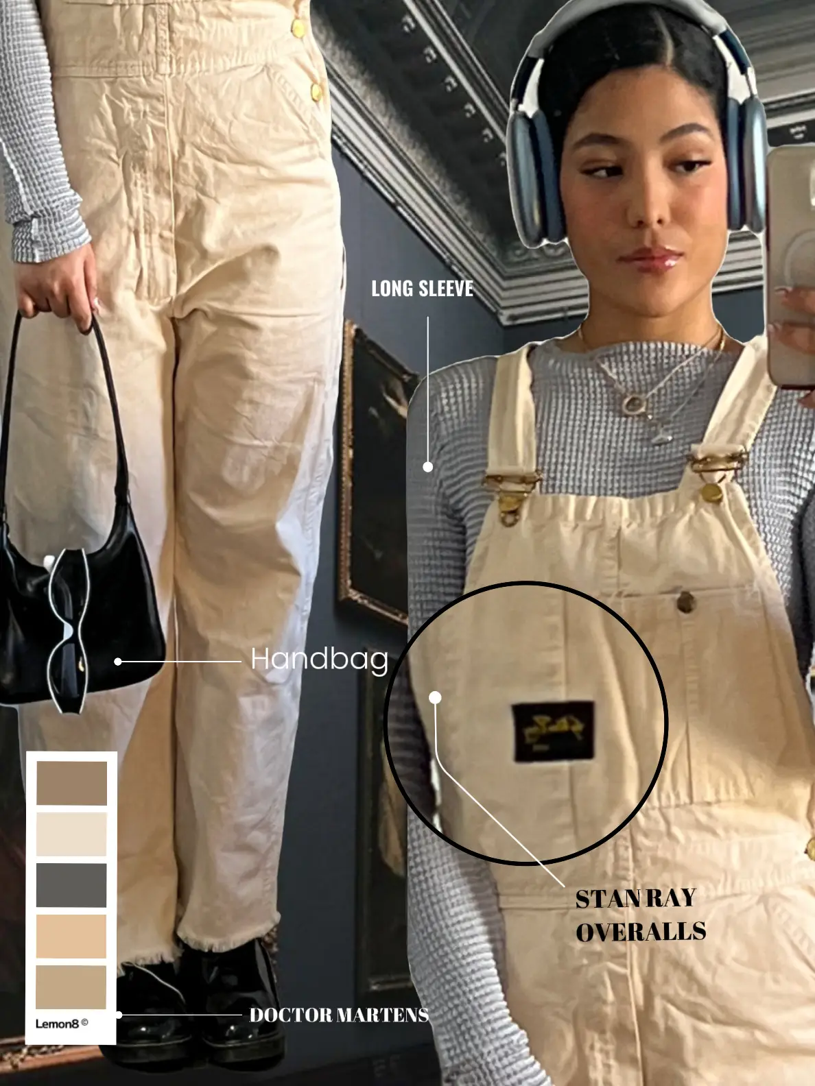 REYNA TWILL SKIRT DUNGAREE IN KHAKI