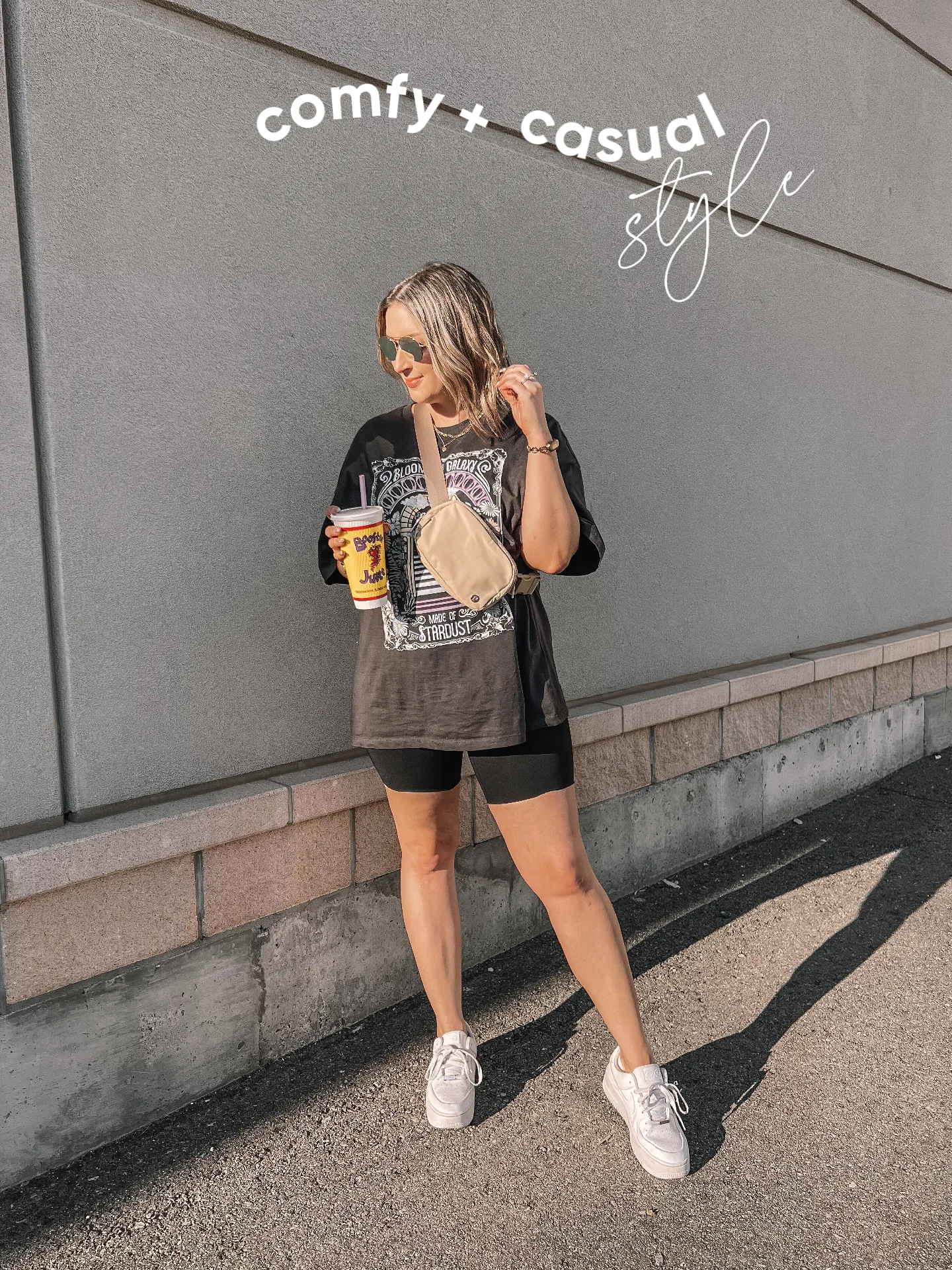 HOW TO STYLE BIKER SHORTS  CASUAL OUTFIT IDEAS 
