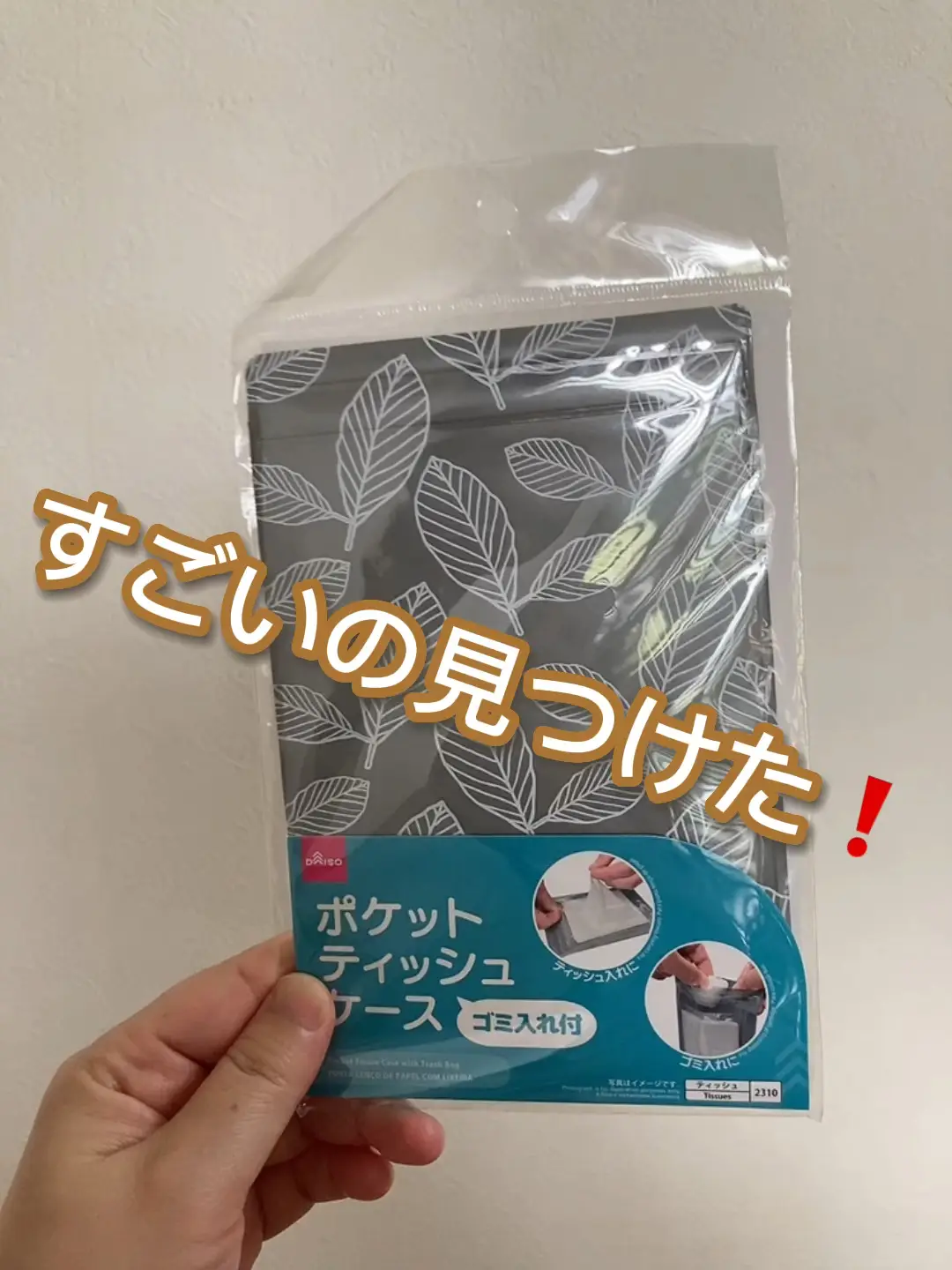 雨に濡れたポケットティッシュ｜小物入れ