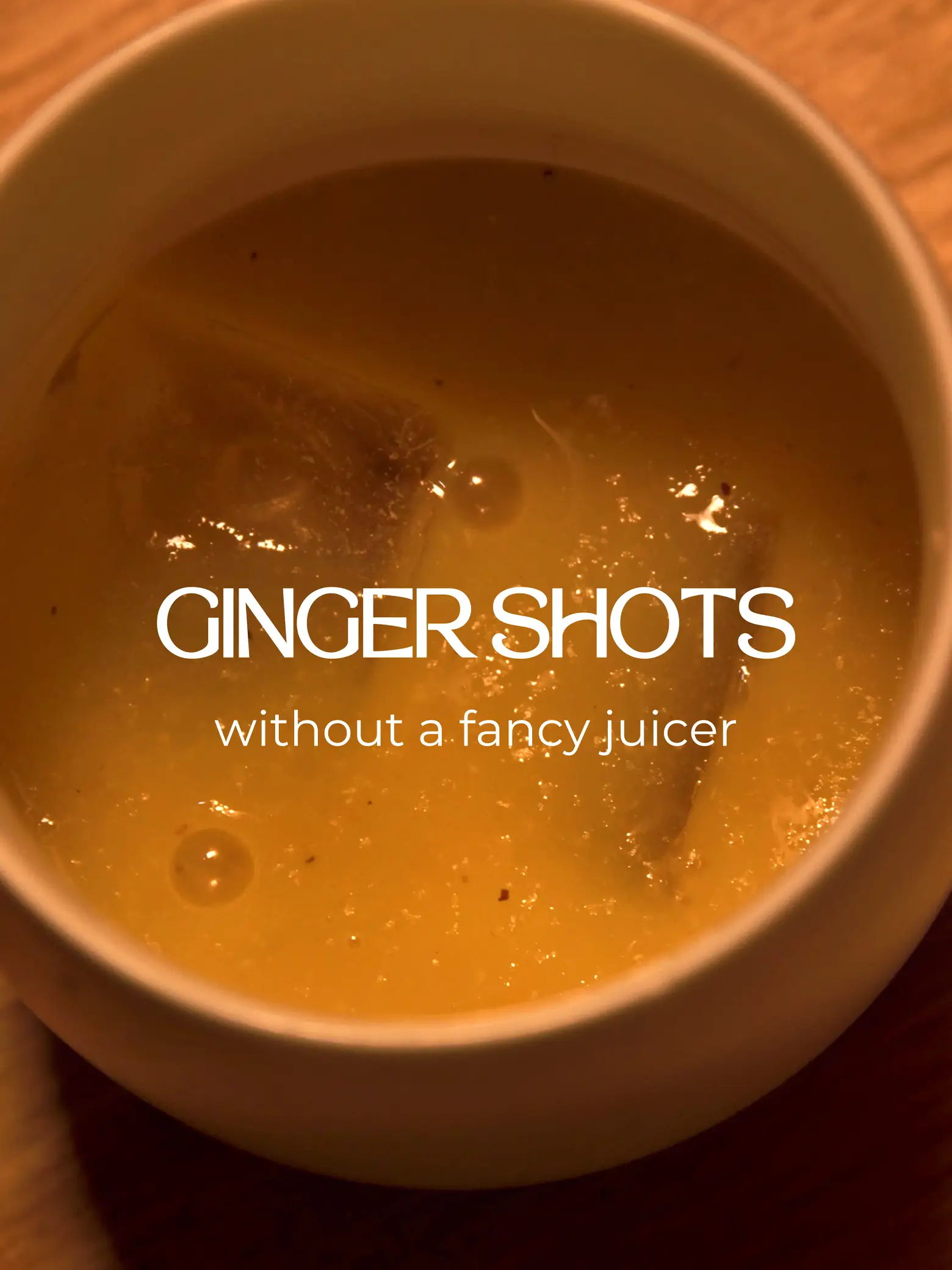 This mini juicer was right on time. Ginger shots on me