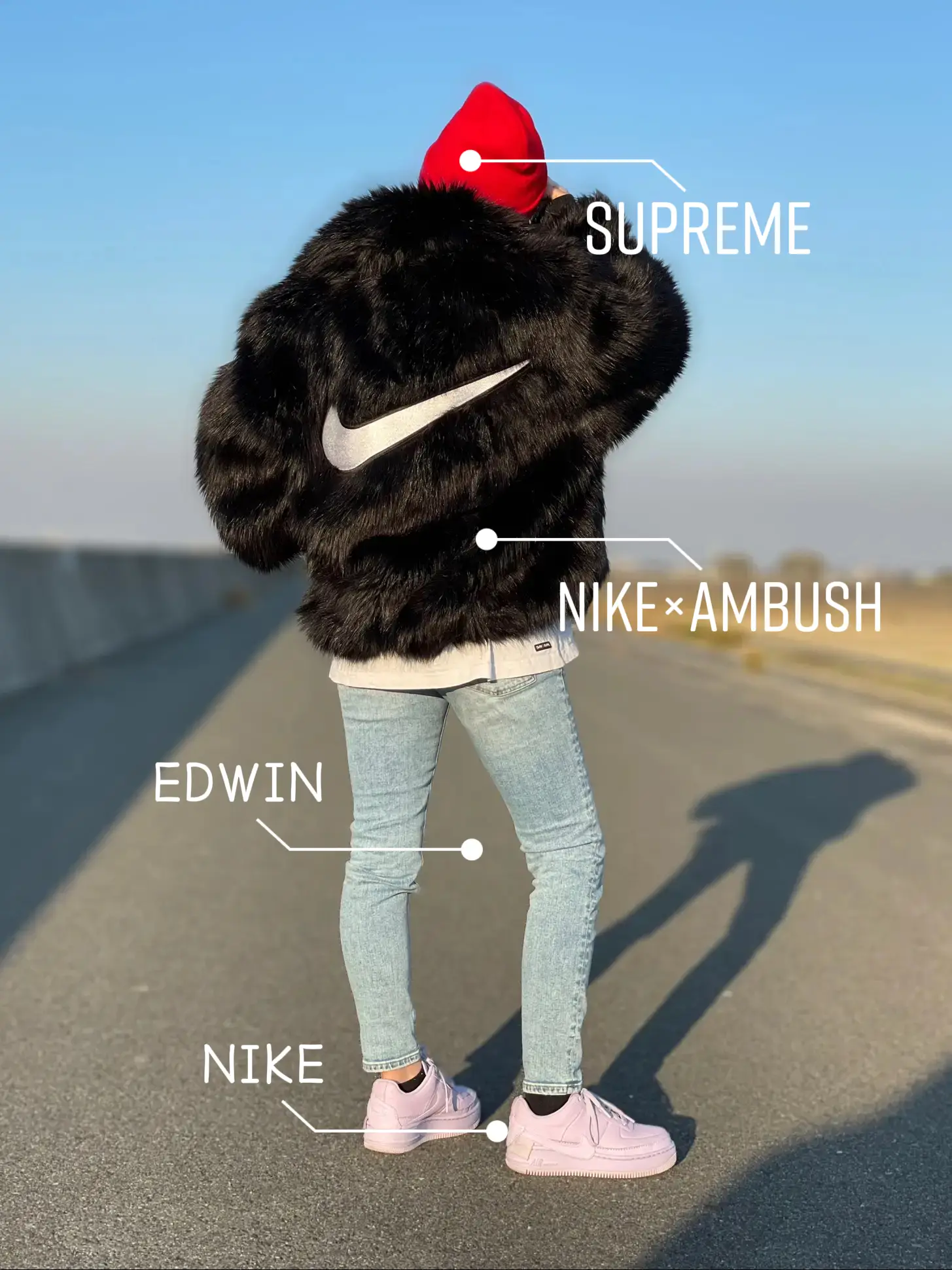 NIKE × AMBUSH ファーコート ミント - www.sorbillomenu.com