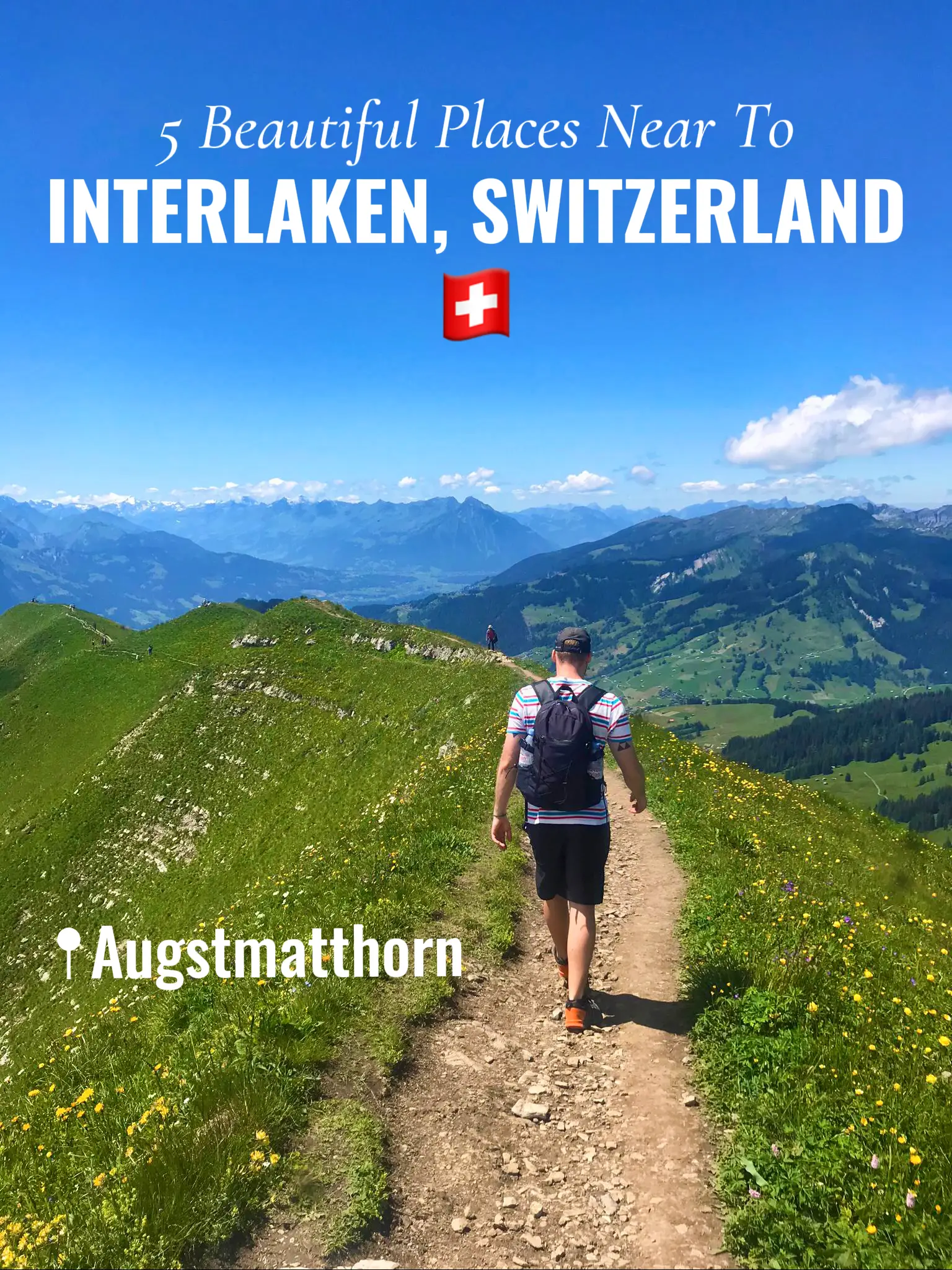 Mountain Ridge Between The Augstmatthorn And Harder Kulm Interlaken Lake  Brienz Canton Of Bern Switzerland Stock Photo - Download Image Now - iStock