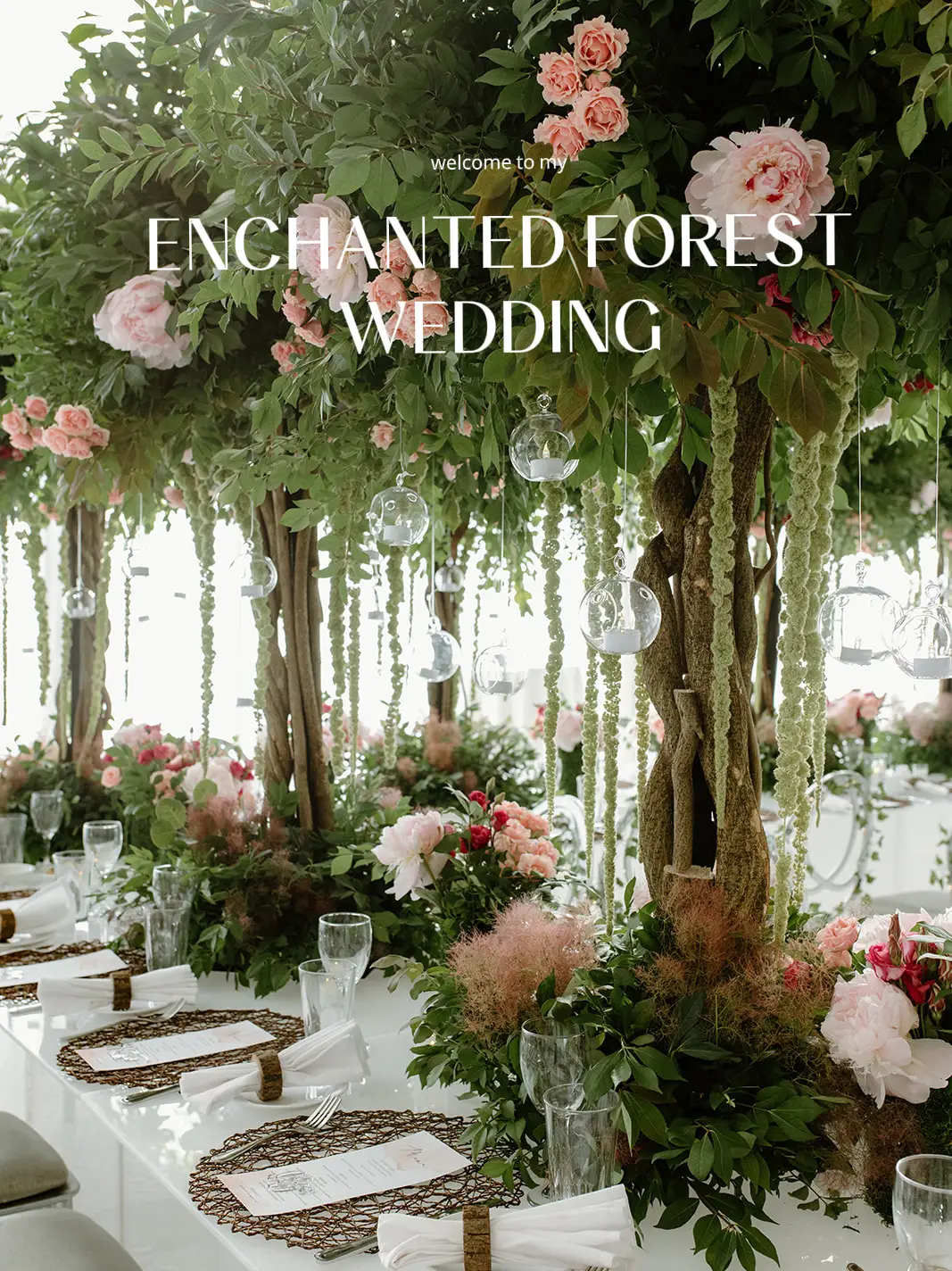 Enchanted Outdoor Greenery Wedding