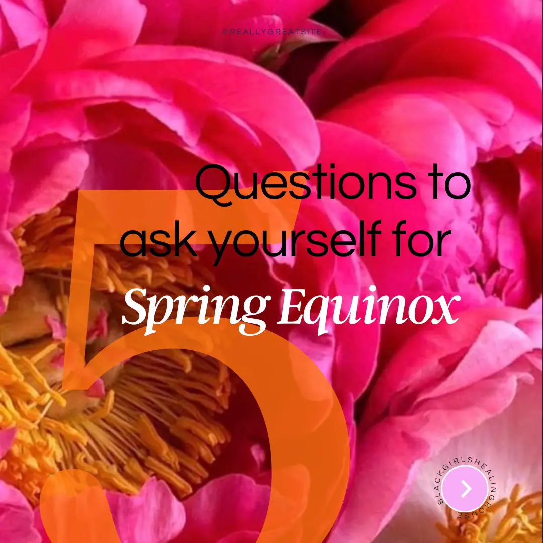Embrace the energy of the spring equinox ☀️with a mindful