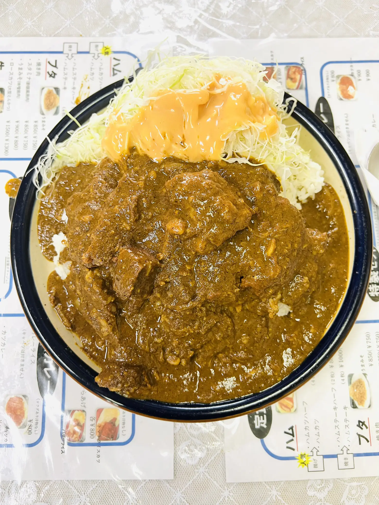 中盛り550g❗️『カツカレー』‼️ | レストランばーく【公式】が投稿