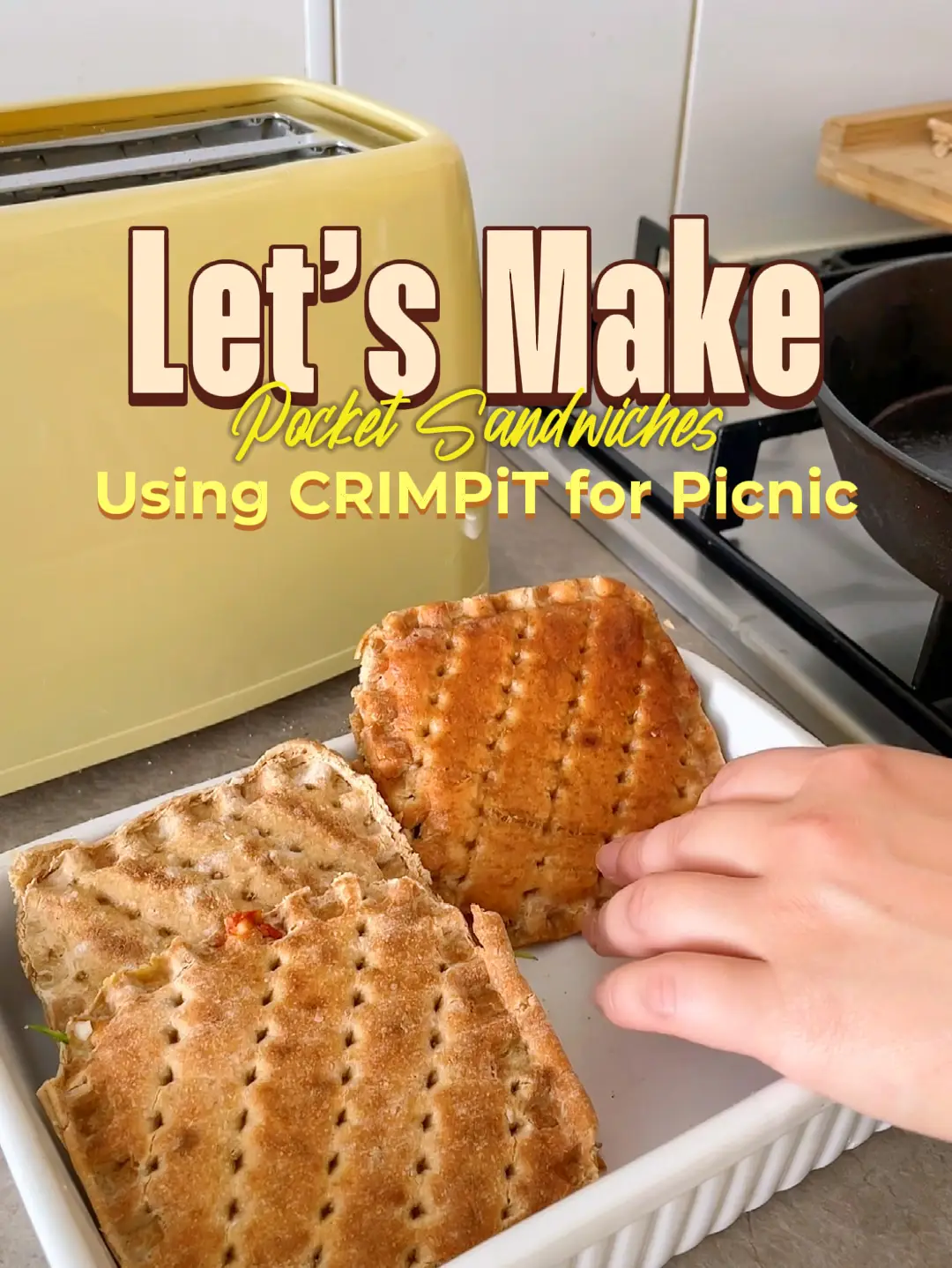 Testing CRIMPiT for making mess free toasties, Video published by Sofia  UGC