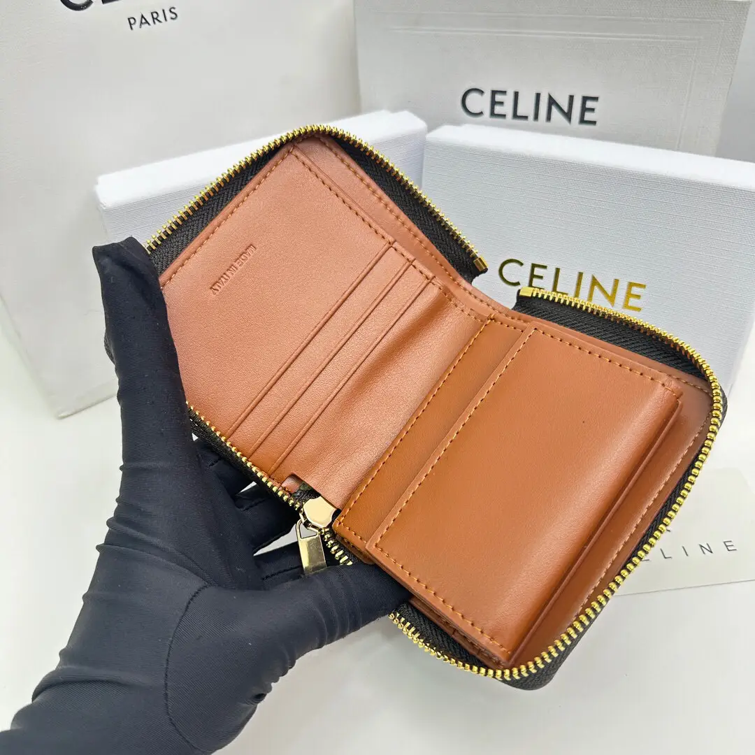 セリーヌ CELINE☆トリフォールド☆三つ折り財布☆フラグメントケース-