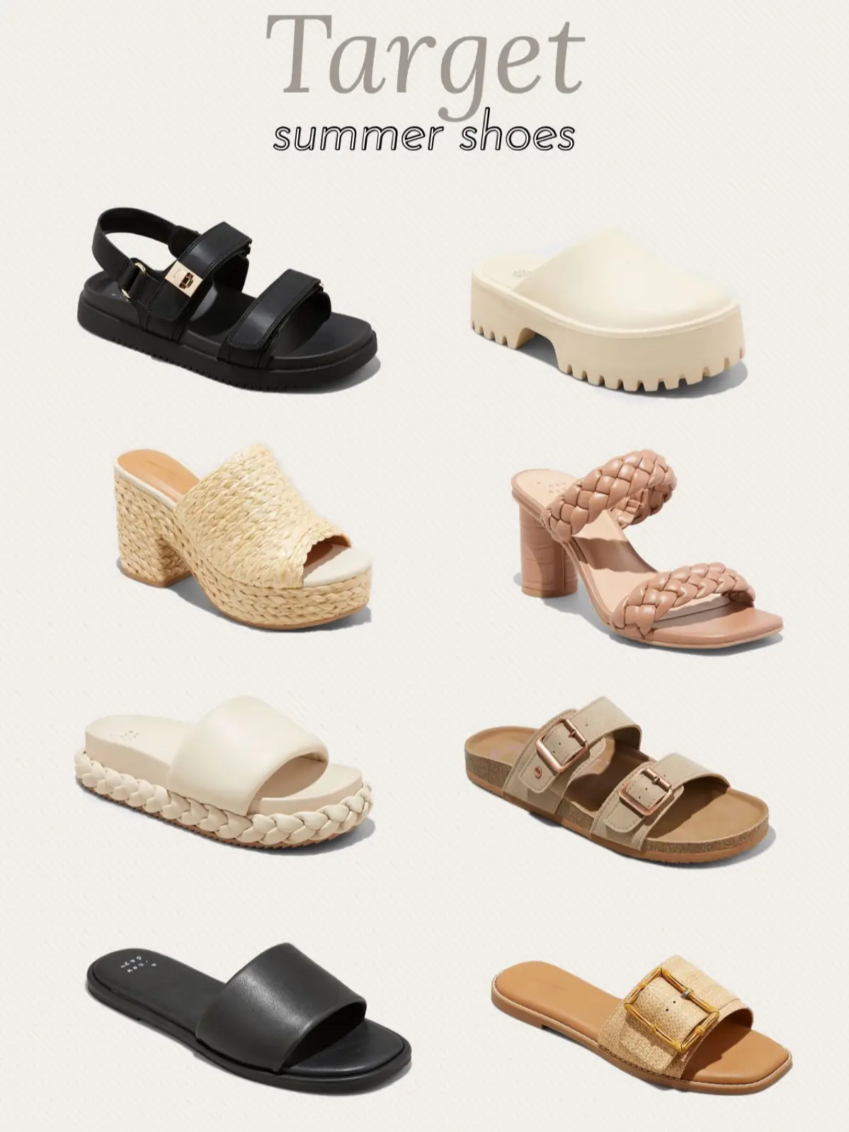 Target hot sale summer shoes