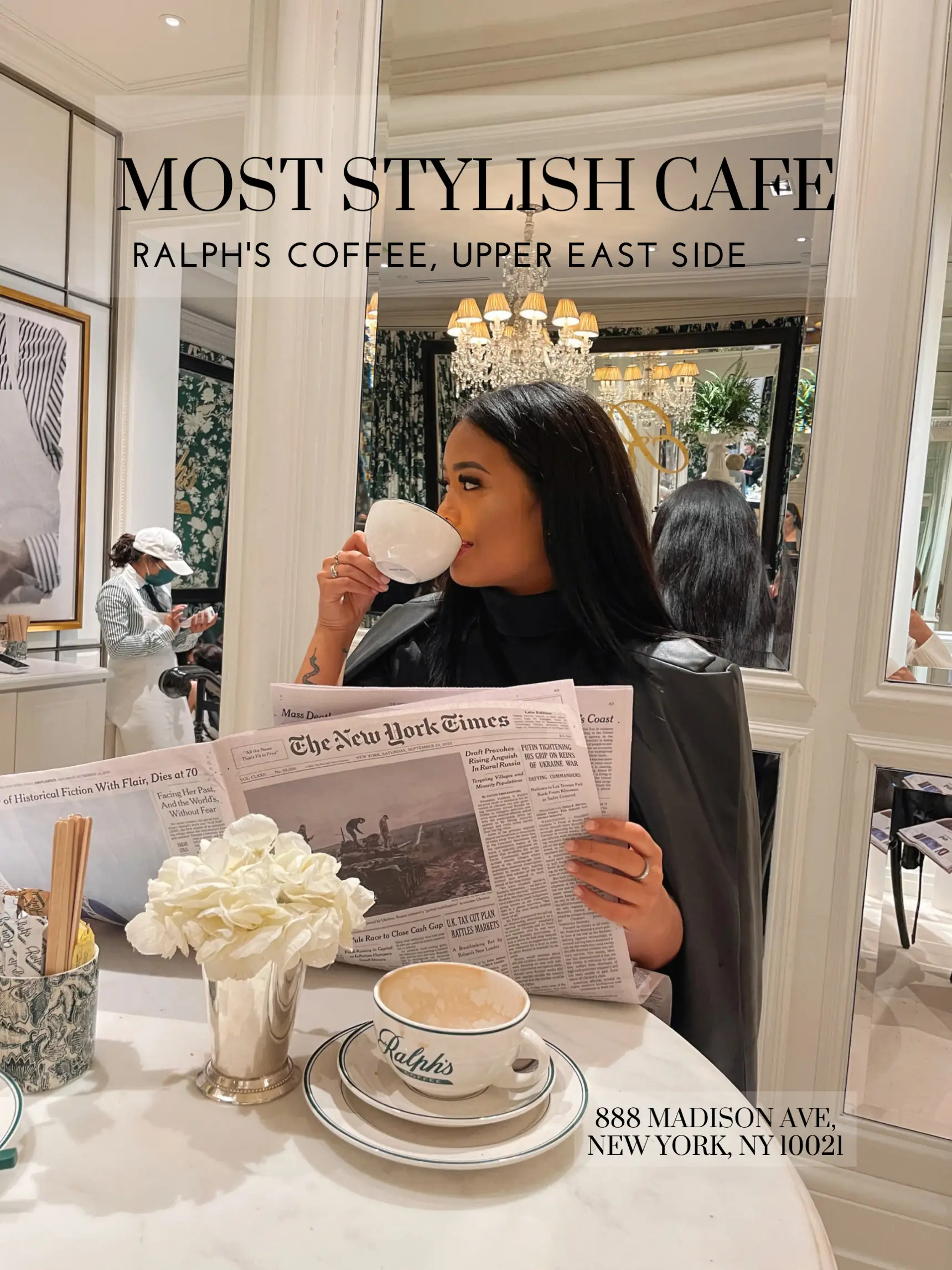  [NYC] MOST STYLISH CAFE ON THE UPPER EAST SIDE ✨'s images