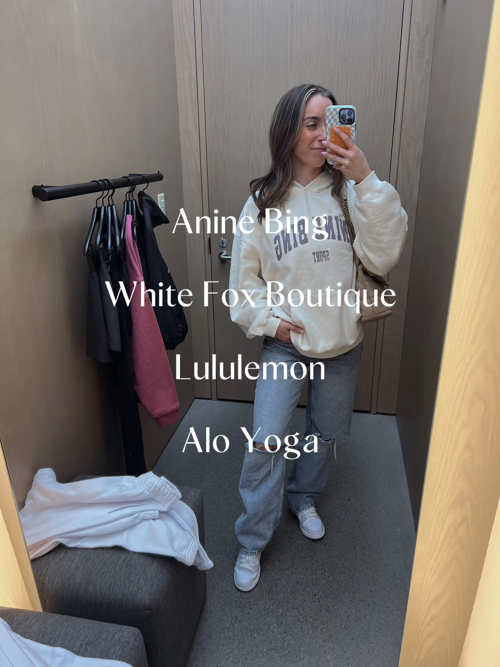 ALO Yoga, Tops, White Alo Hoodie