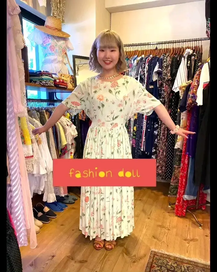 ワンピースコーディネート＊ | 古着屋RAINBOWの投稿動画 | Lemon8