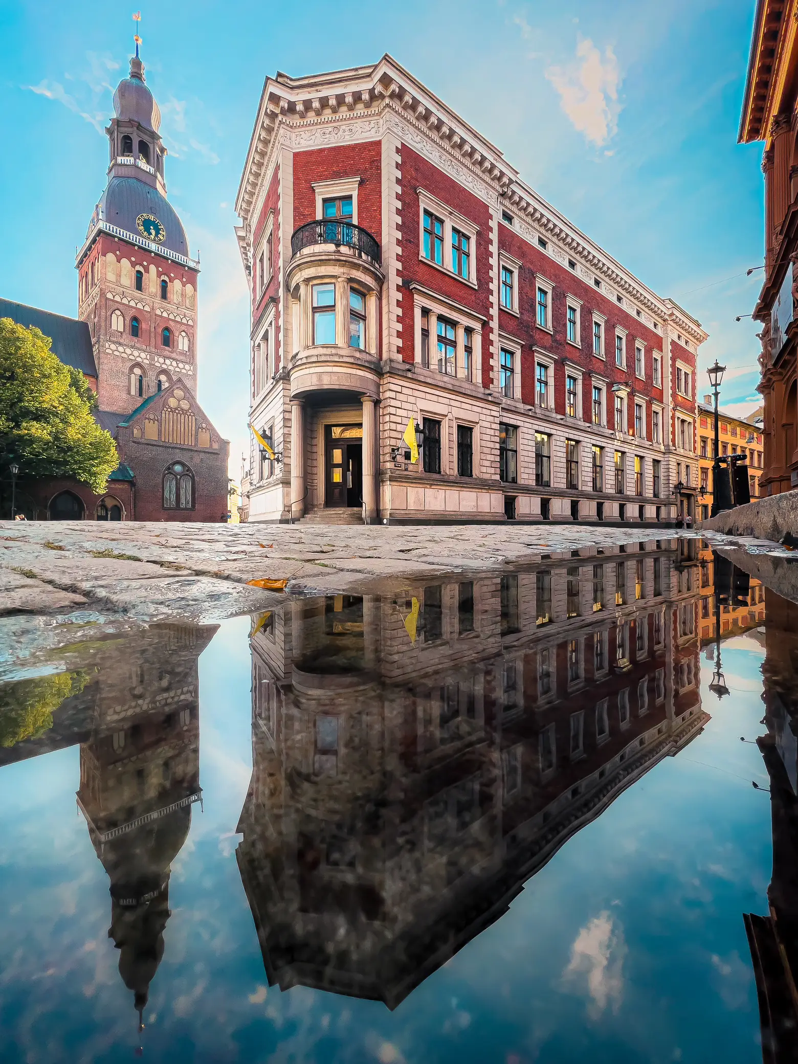 原画】『猫の町の住民』ファンタジーゴシック中世絵画アンティーク