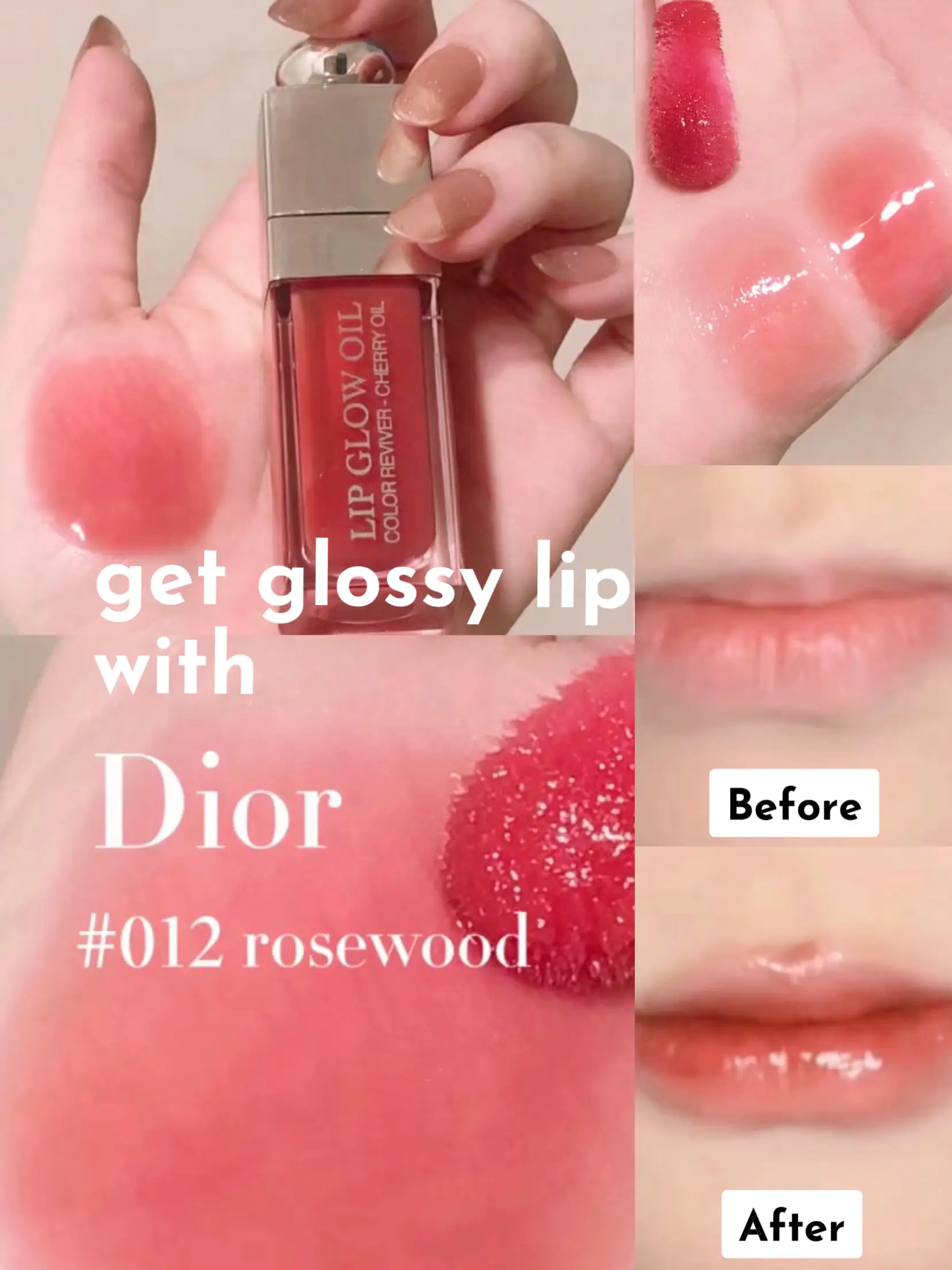 Natural glossy lip idea with Dior lip oil(&review), Gallery posted by  beautyofamanda