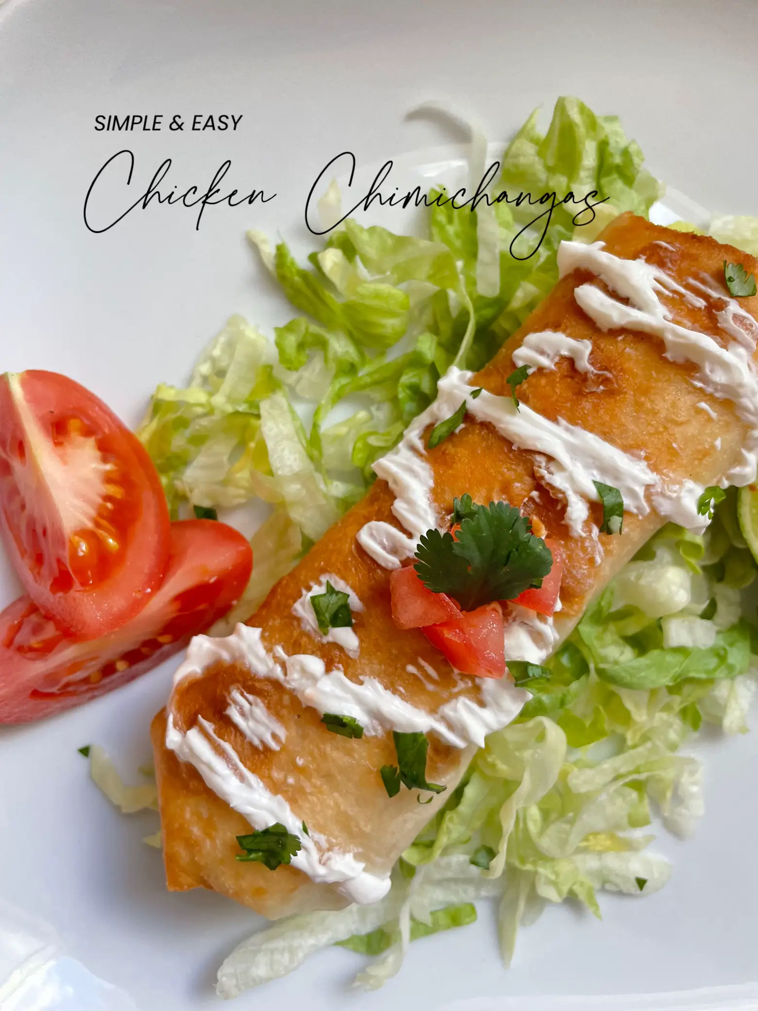 Chicken Chimichangas – Lemon Tree Dwelling