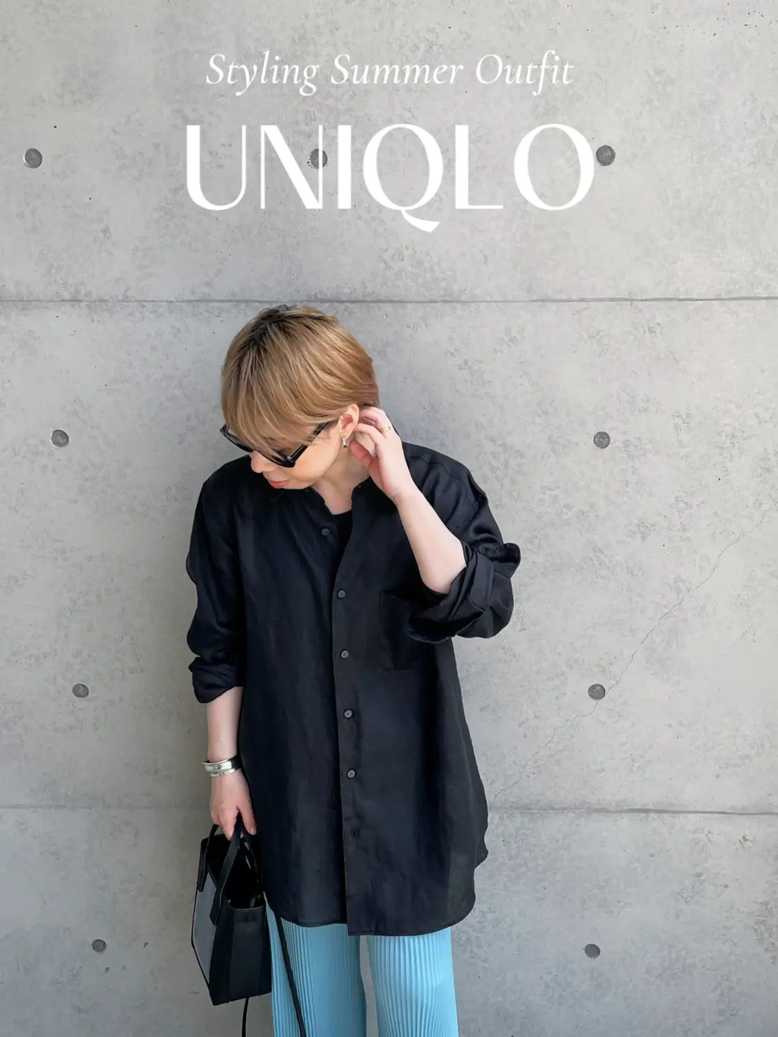 低身長コーデ】UNIQLOで大人の夏カジュアル | tomo_hoshinoが投稿した