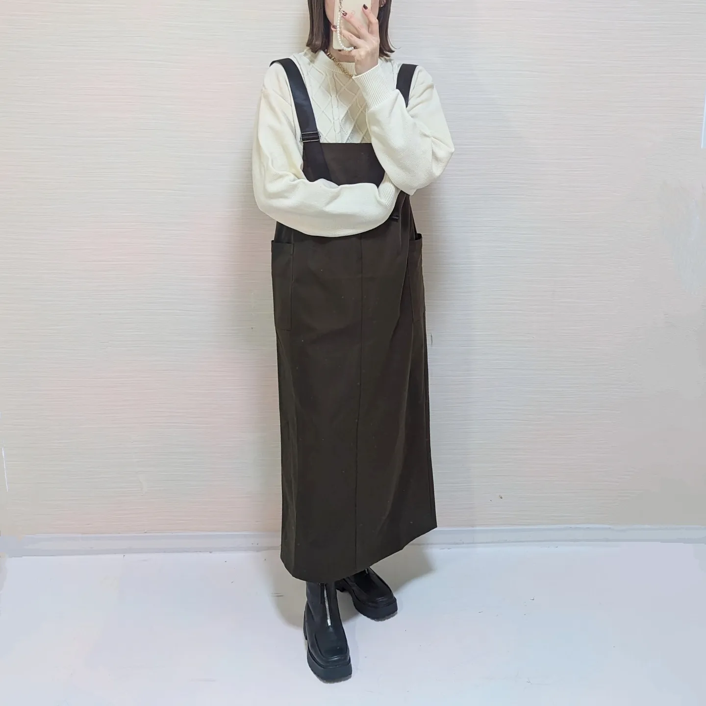 しまむら♡teraさんのお洋服のジャンパースカート可愛い♡ | まいこ ᵕ̈*が投稿したフォトブック | Lemon8