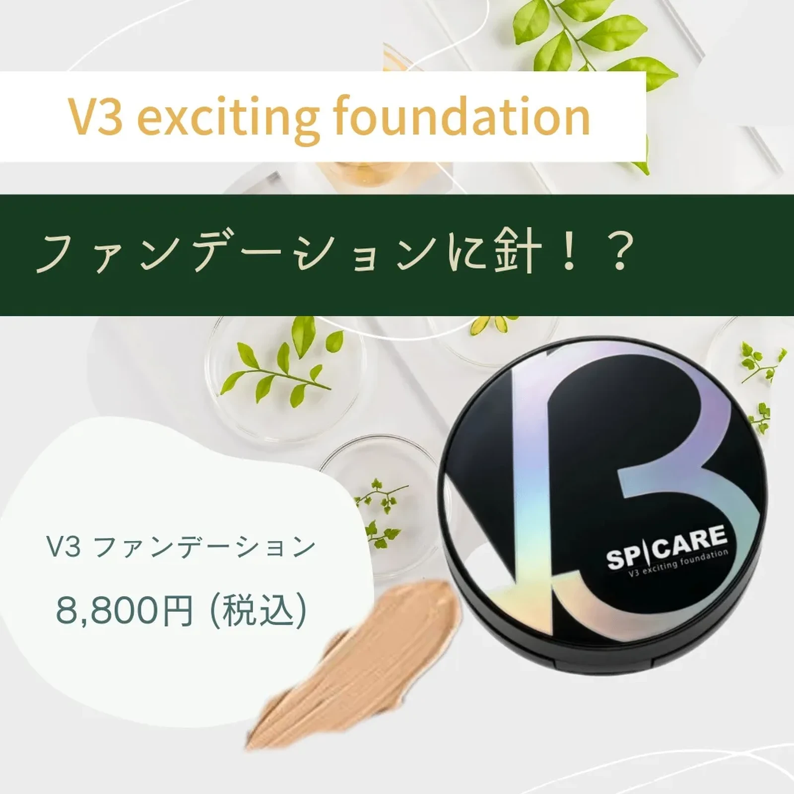 Needle to foundation!? V3 Exciting Foundation / Spicare | Gallery