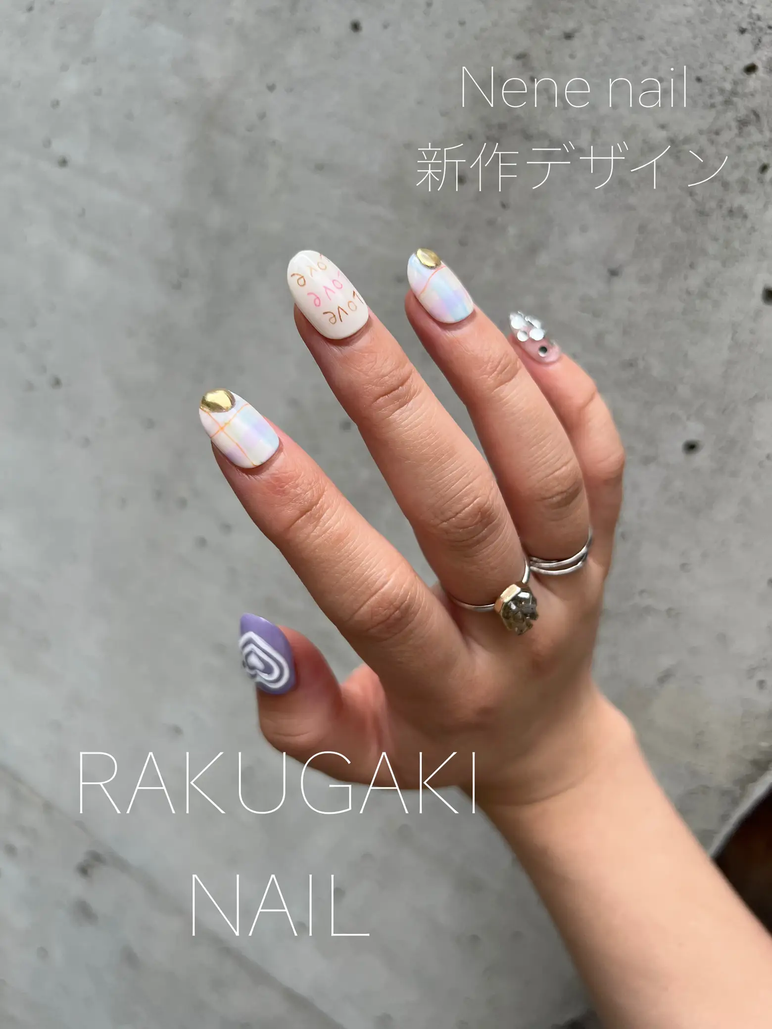 落書きネイル❤︎design | Nene nailが投稿したフォトブック | Lemon8