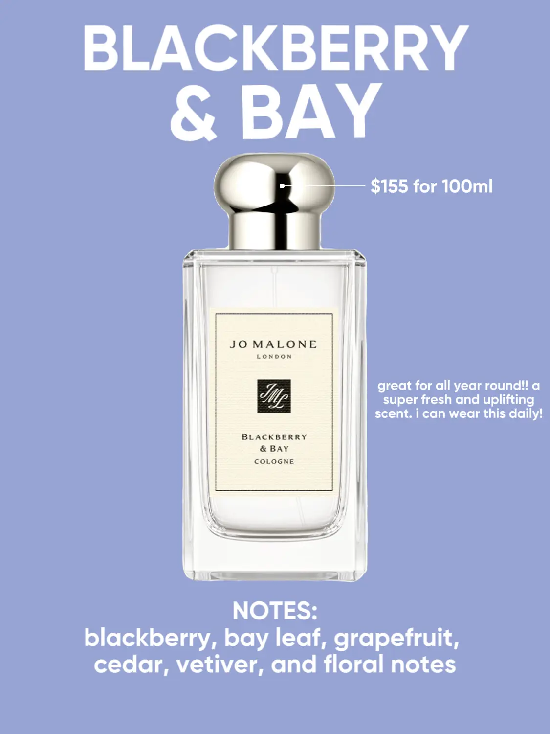 Jo malone blackberry discount and bay dupe