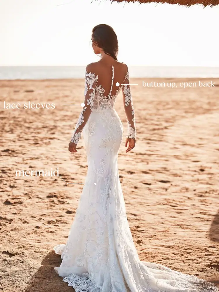 Stunning Formal Tilly Lace Maxi Dress White Long Sleeve – Runway Goddess
