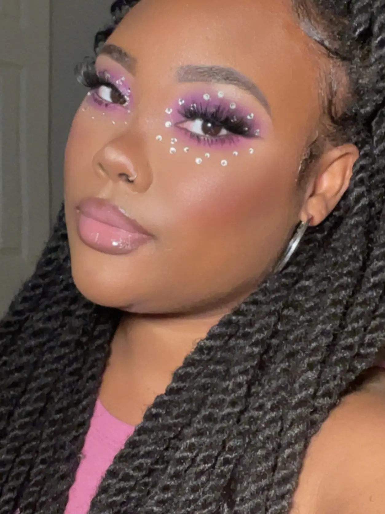 Rhinestone makeup, Gallery posted by Beautywithpearl