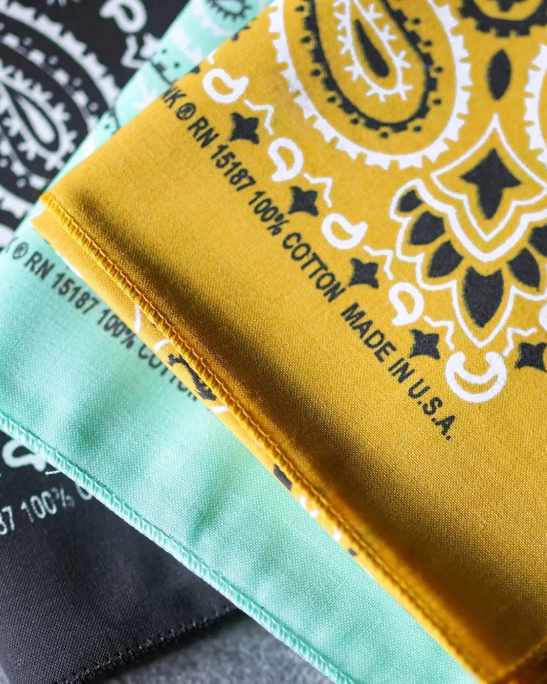 Pocket Teddy Denim Bandana - Small