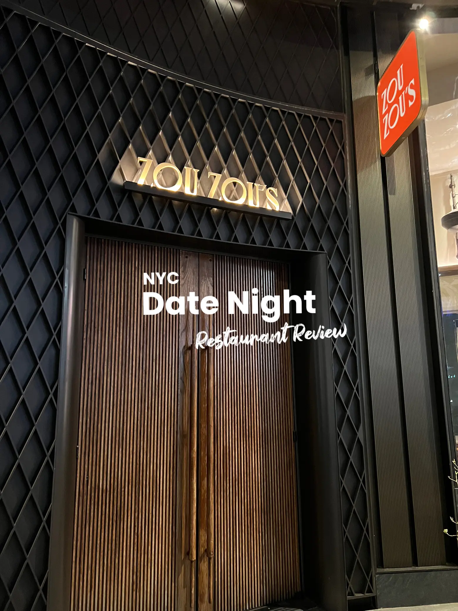  A restaurant with a date night menu.