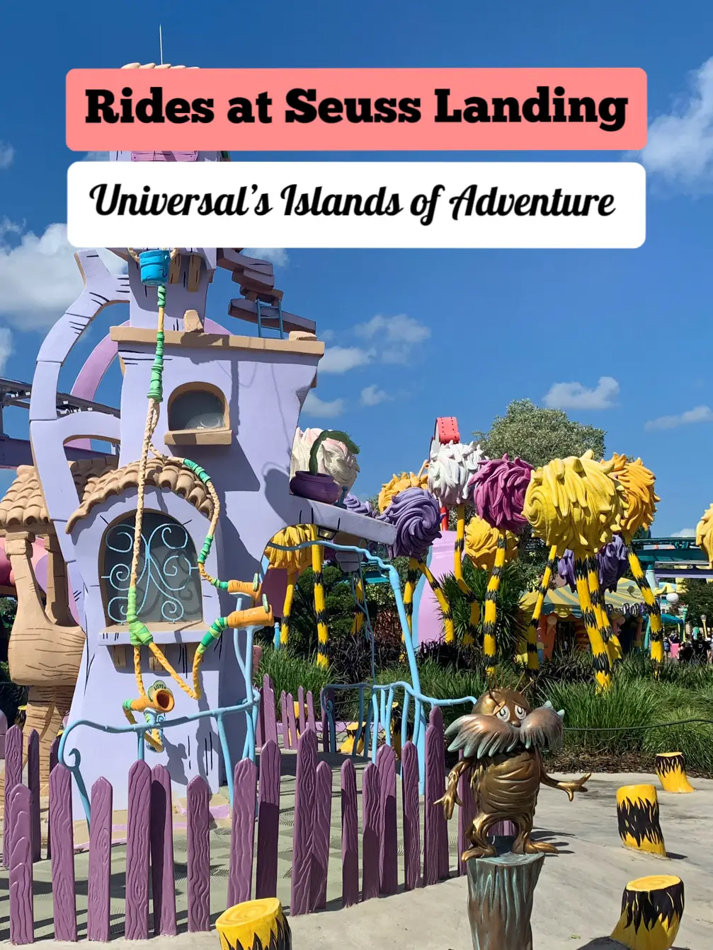 As atrações da Seuss Landing no Islands of Adventure – Orlando do dia