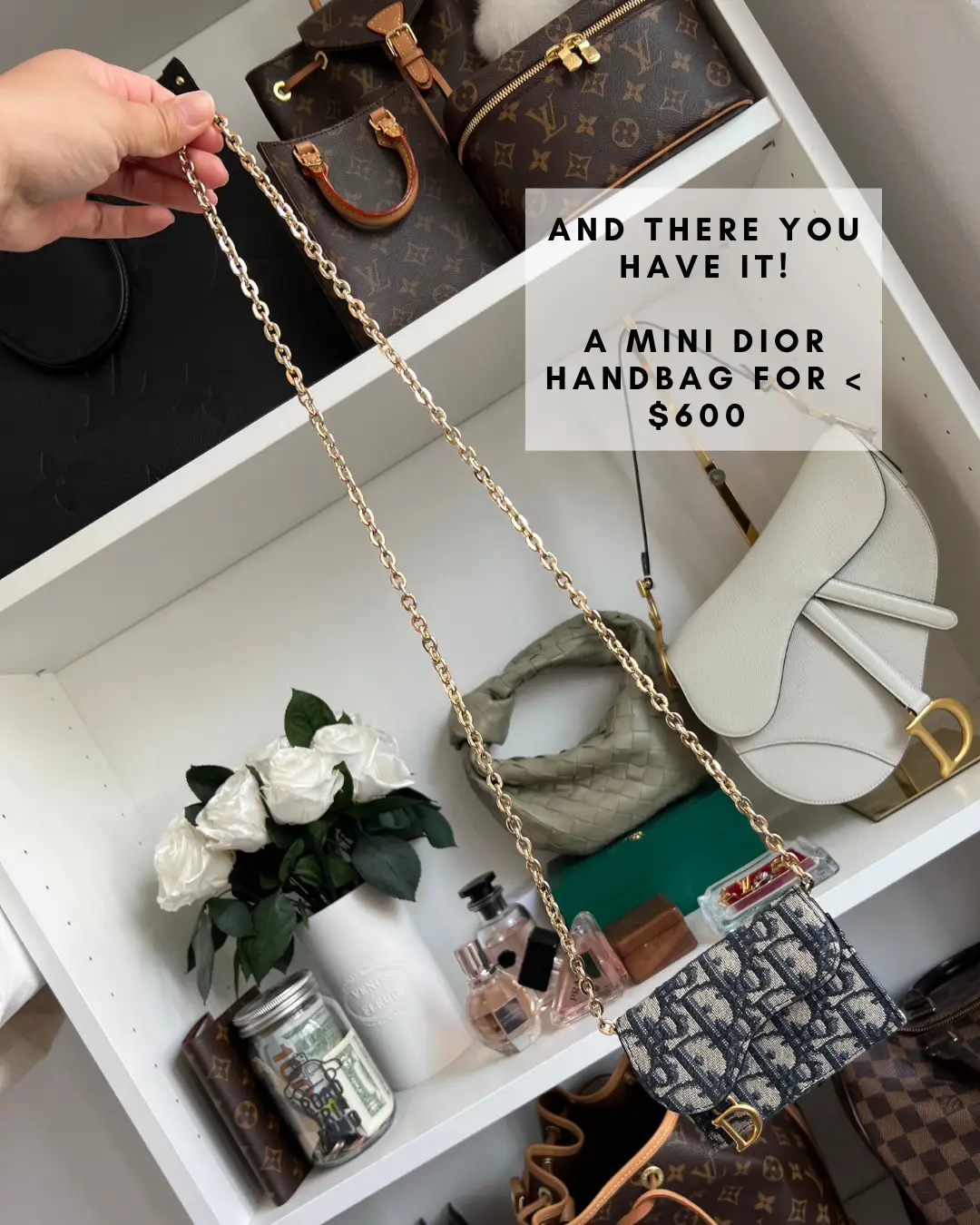 Mini on sale dior purse